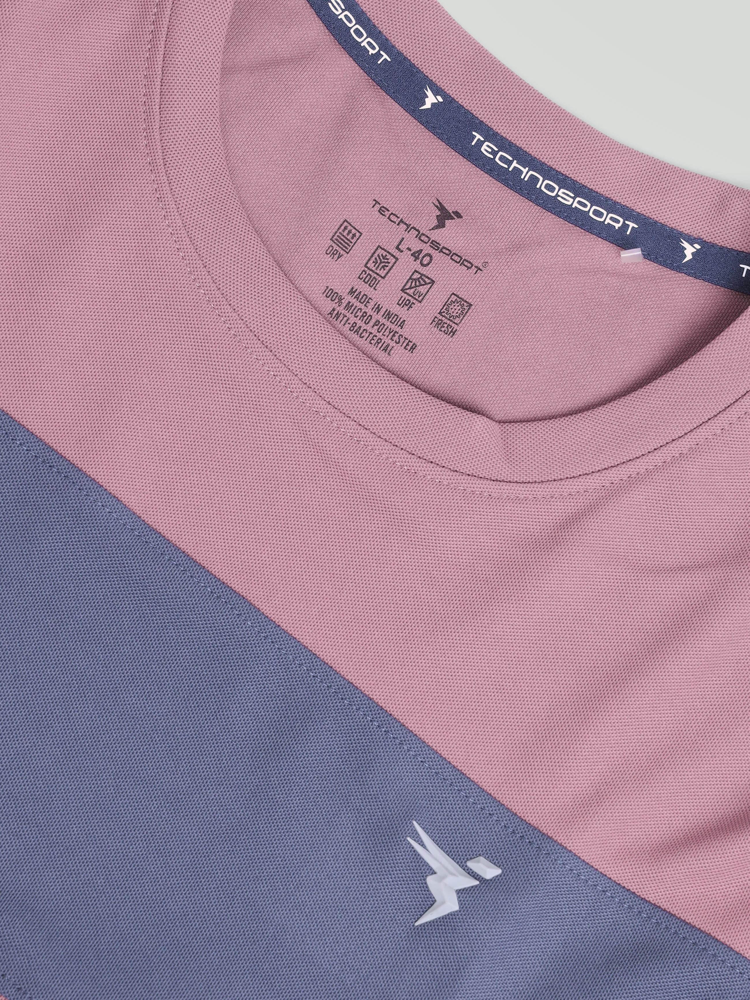 Men Colorblock Slim Fit T-shirt with MATPIQ - Image 5
