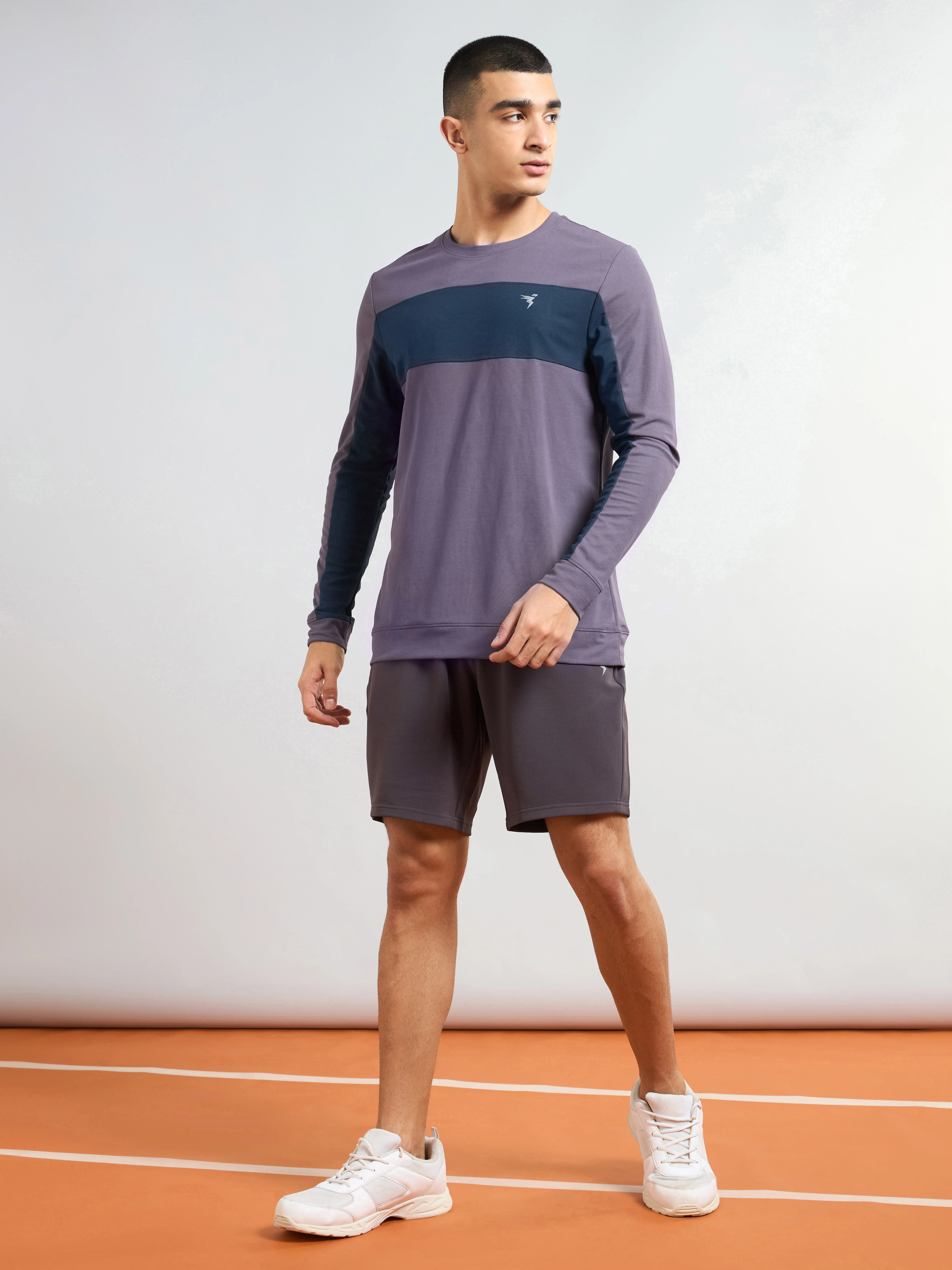 Men Colorblock Slim Fit T-shirt with MATPIQ - Image 5