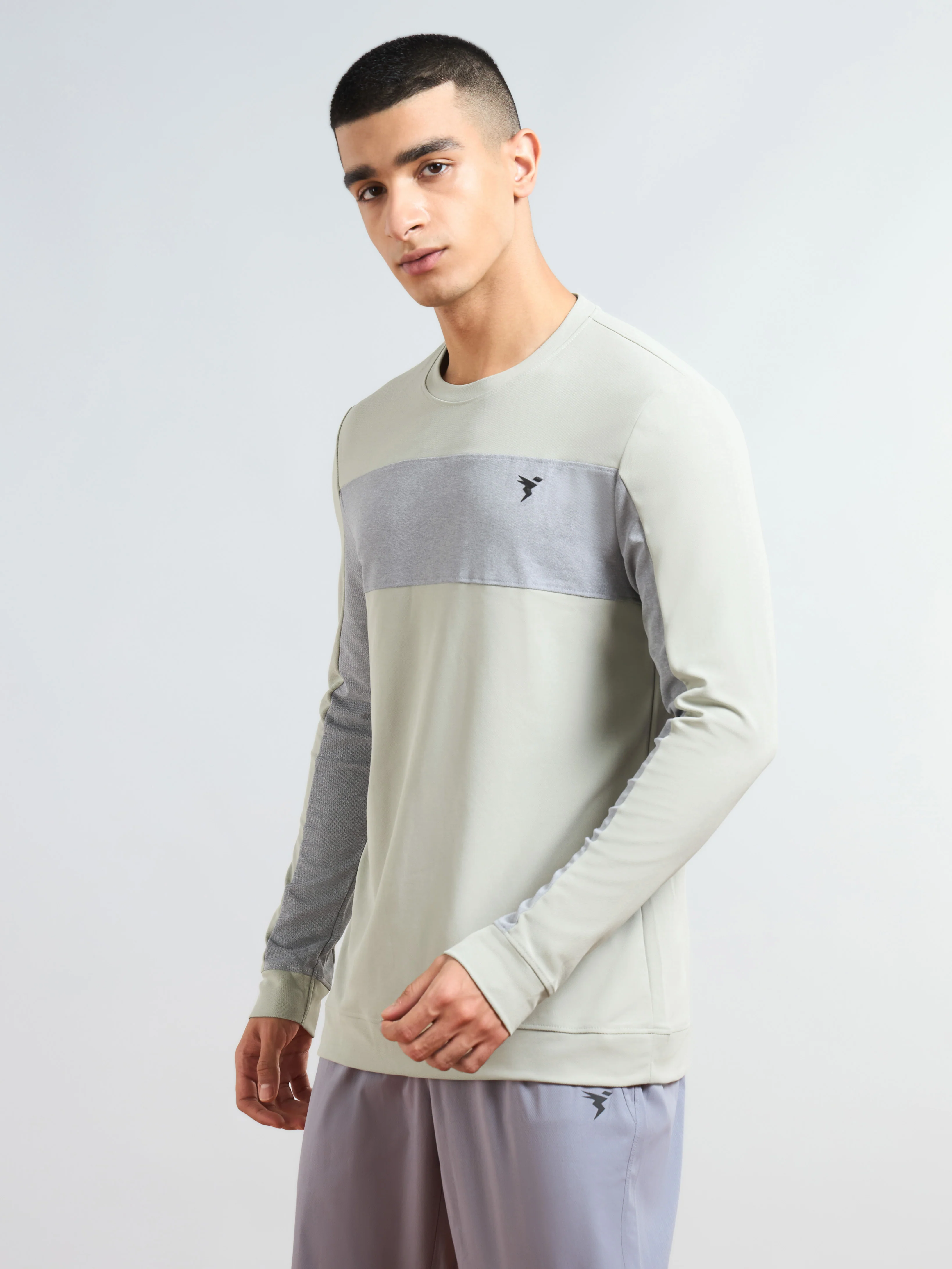 Men Colorblock Slim Fit T-shirt with MATPIQ - Image 4
