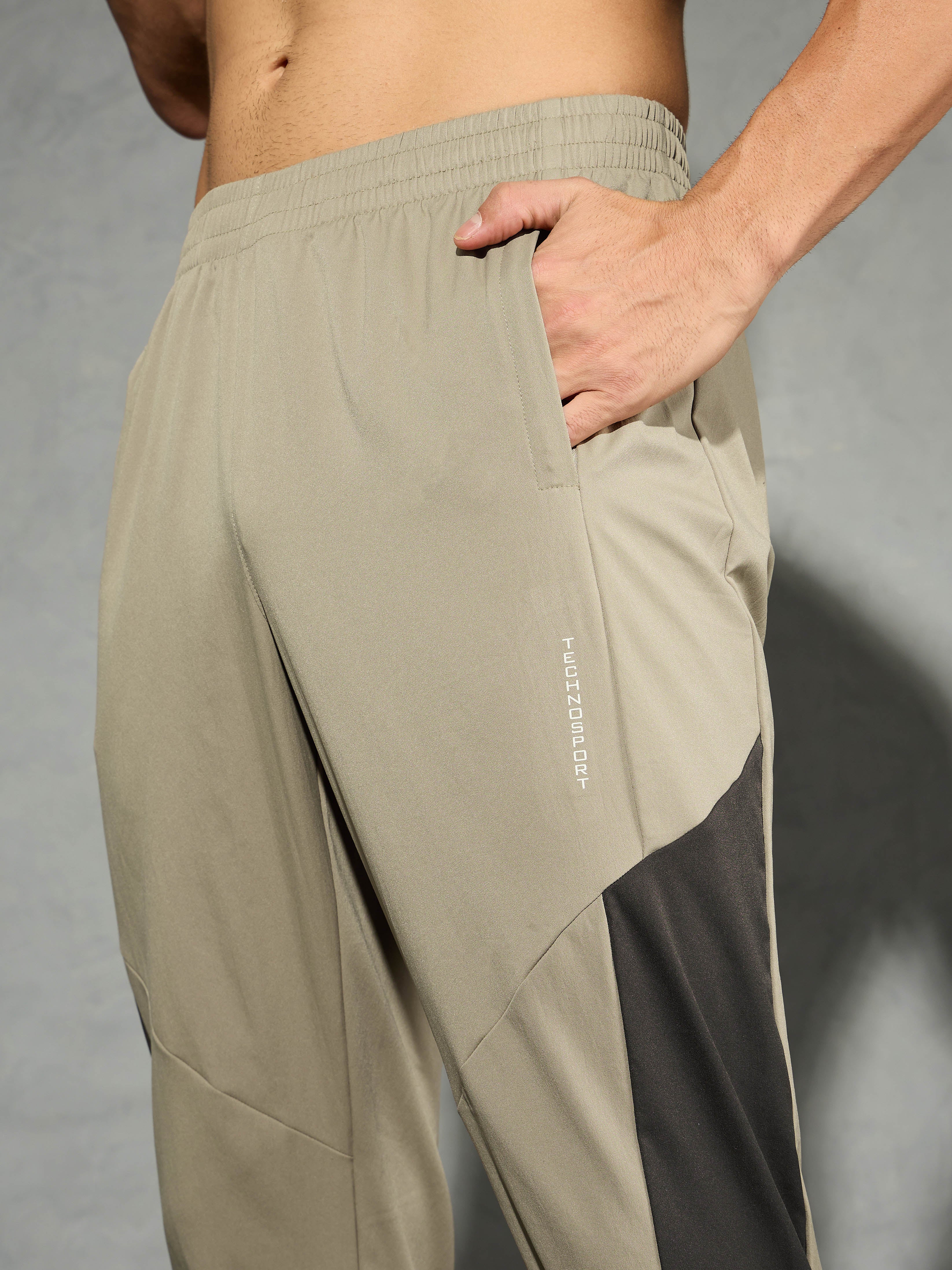 Men Colorblock Slim Fit Trackpants with TS FLEXI - Image 6