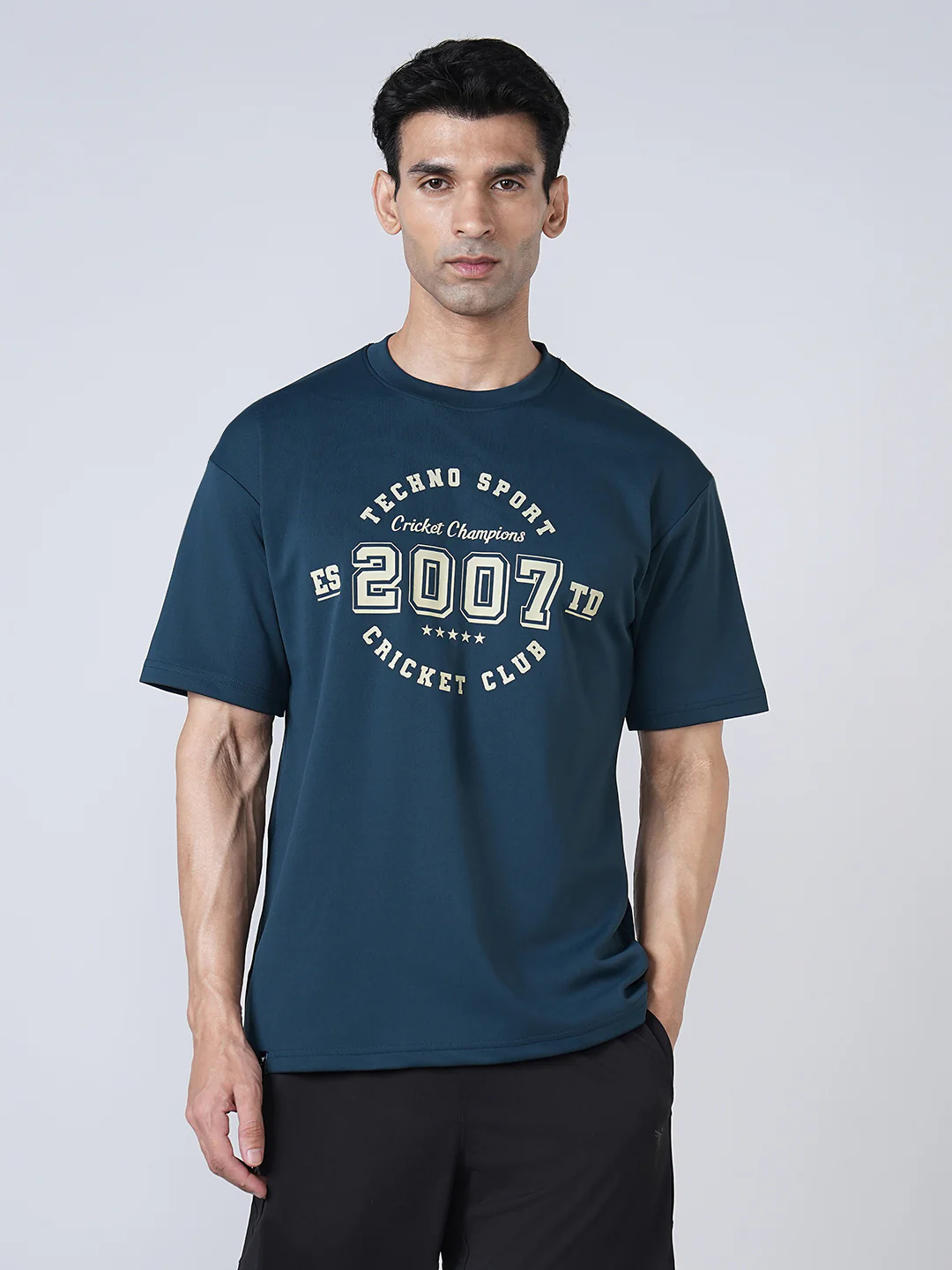 Men Cricket Fan T-Shirt IPL Printed Casual Sportswear Tee