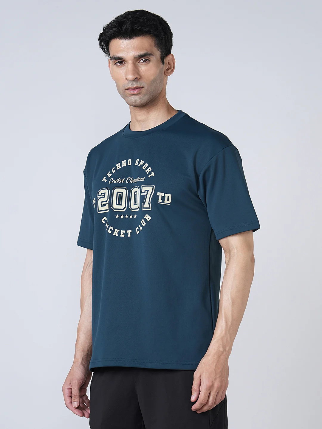 Men Cricket Fan T-Shirt IPL Printed Casual Sportswear Tee - Image 3