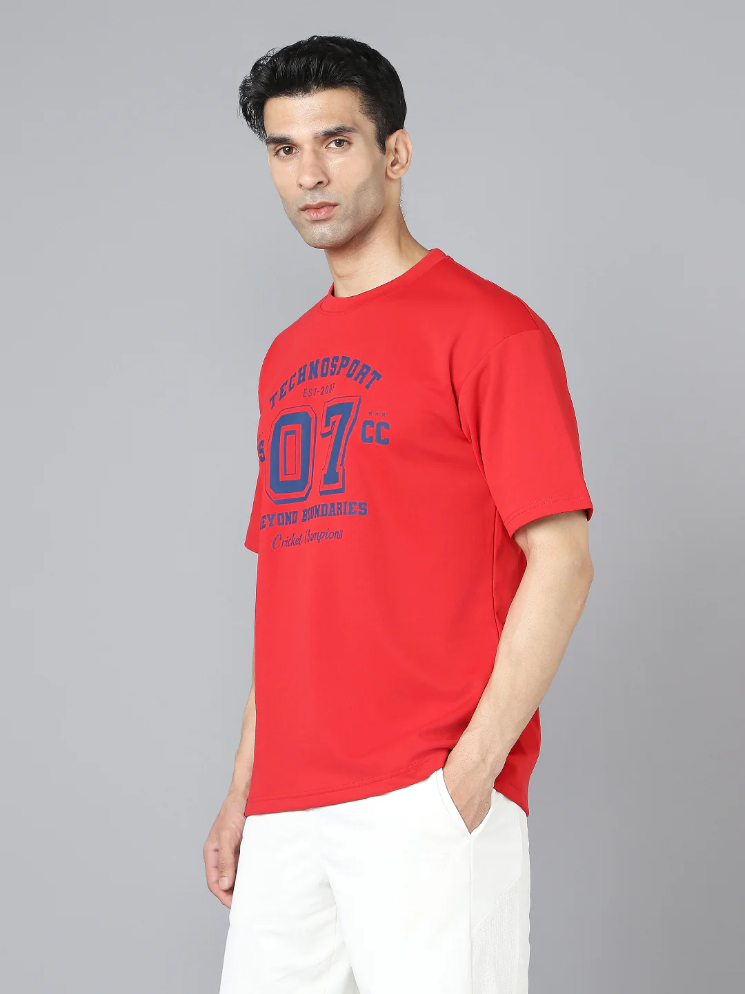 Men Cricket Fan T-Shirt IPL Printed Casual Sportswear Tee - Image 3