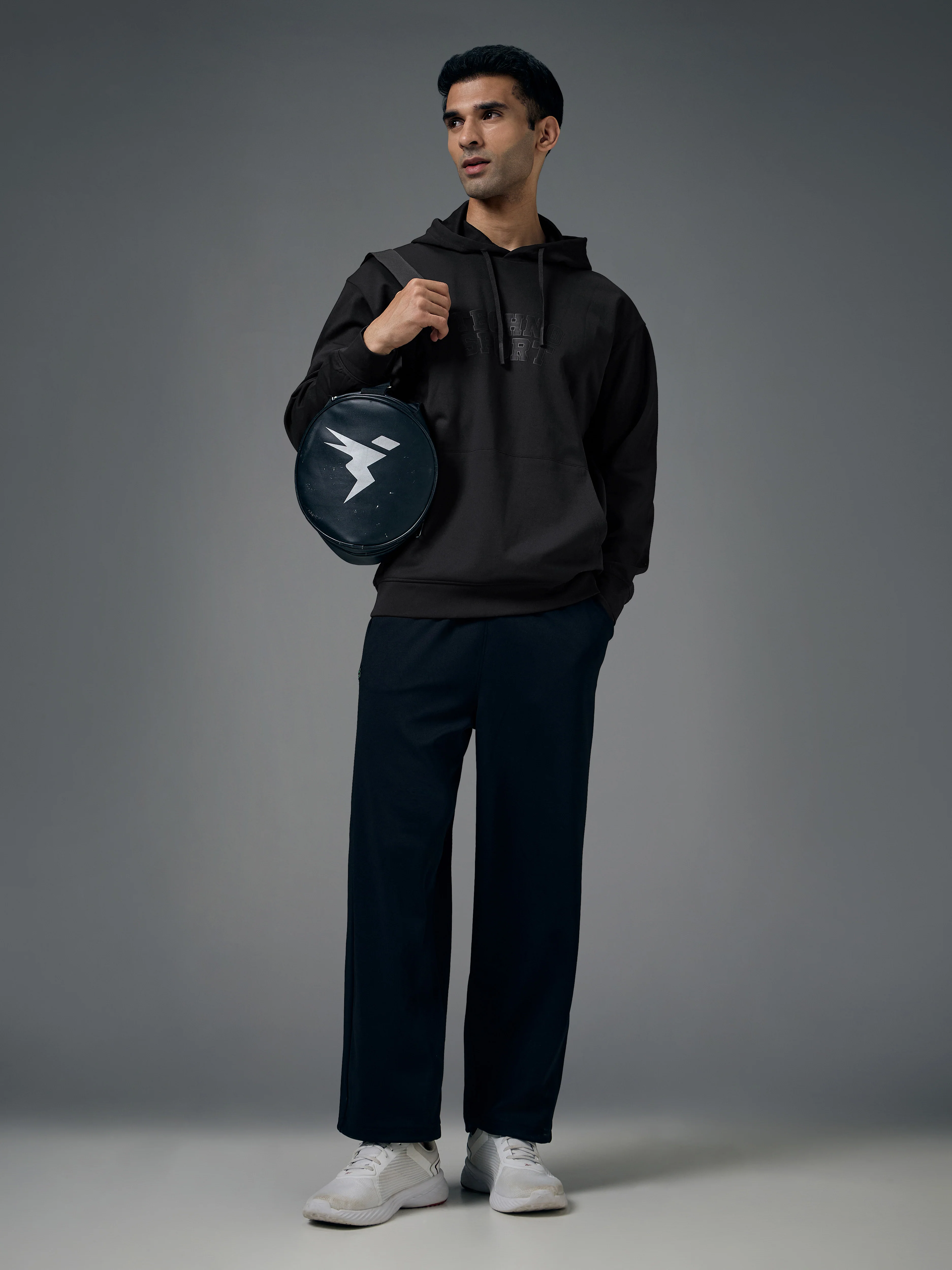 Men Hooded Slim Fit Printed Sweatshirt with ELASTOPLUS - Image 6