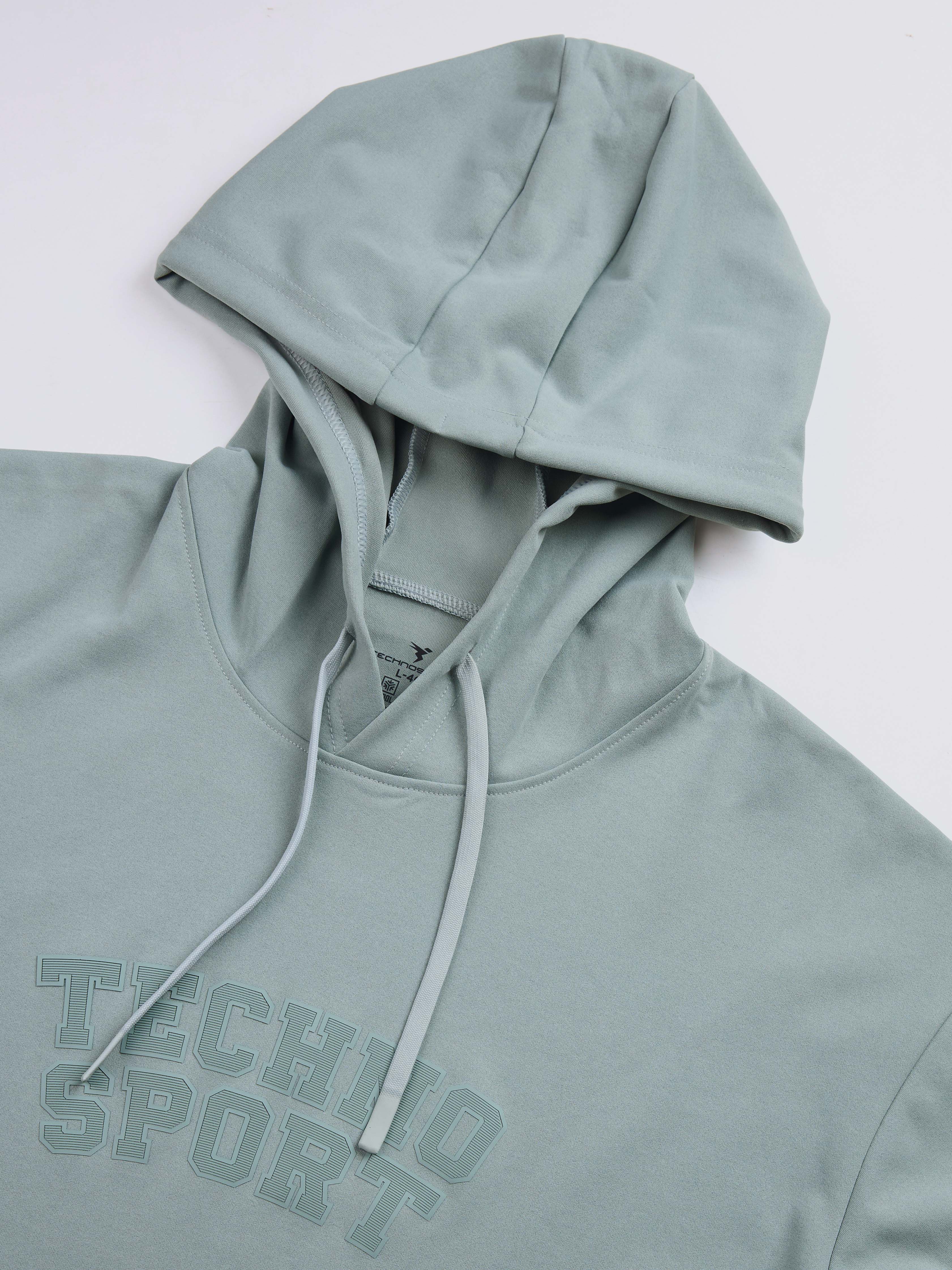 Men Hooded Slim Fit Printed Sweatshirt with ELASTOPLUS - Image 7