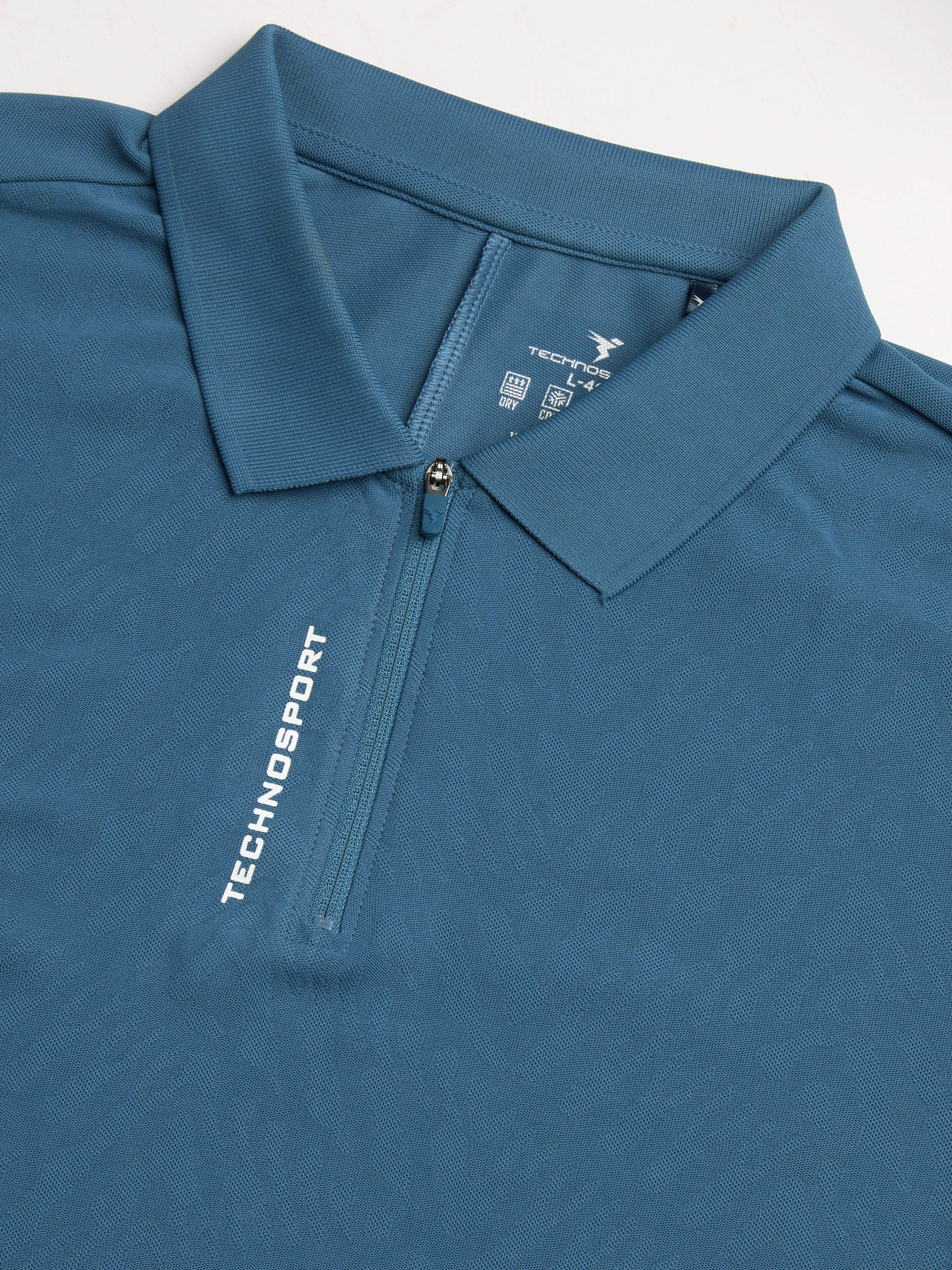 Men Jacquard Slim Fit Polo Sports T-shirt with MATPIQ - Image 4