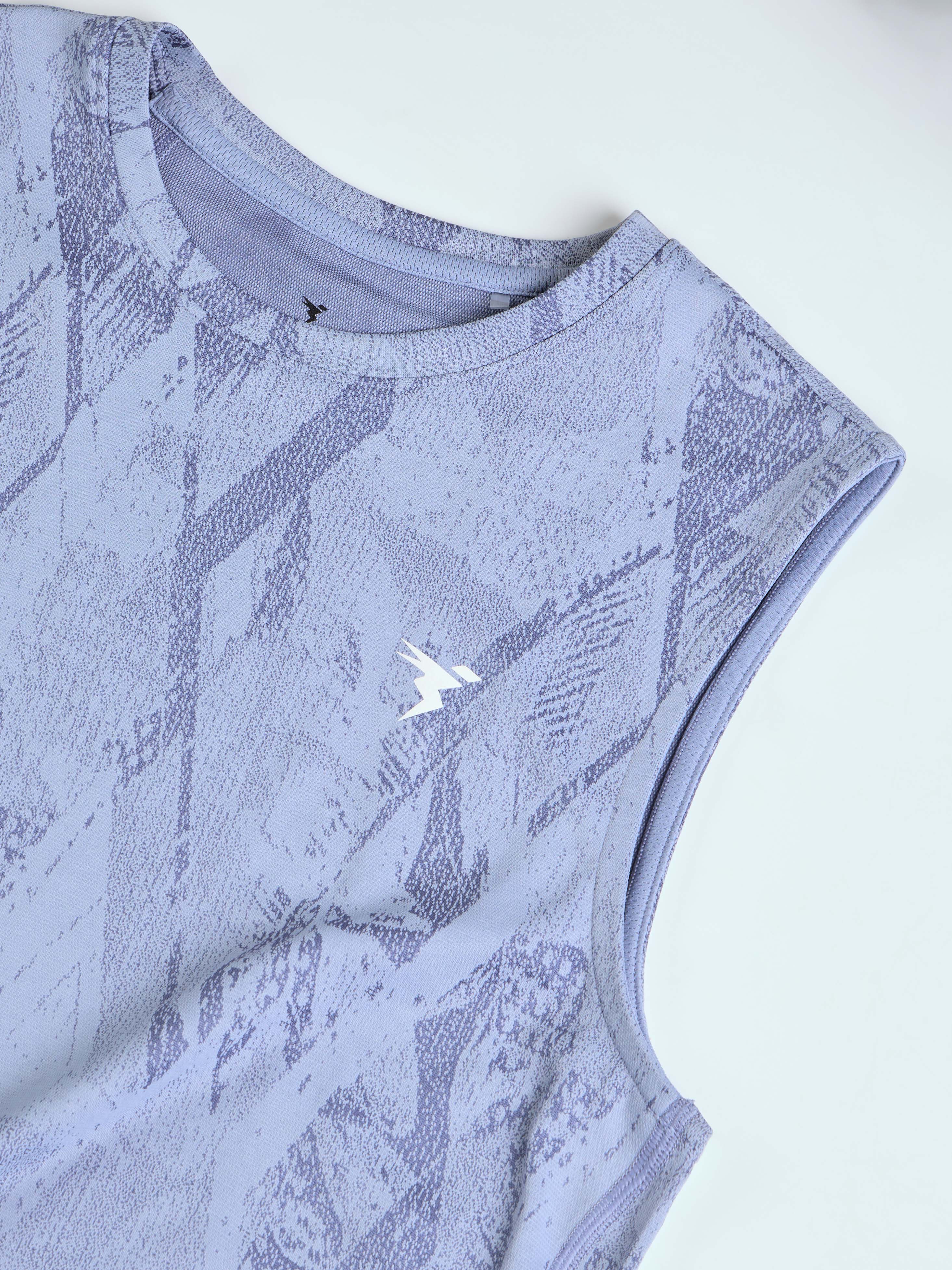 Men Jacquard Slim Fit Round Neck Sports Innerwear Vest with DOUBLE COOL - Image 8
