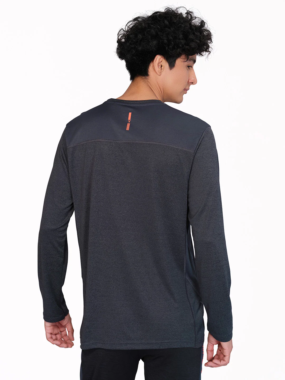 Men Melange Slim Fit Crew Neck T-shirt with DOUBLE COOL (Pack of 2) - Image 2