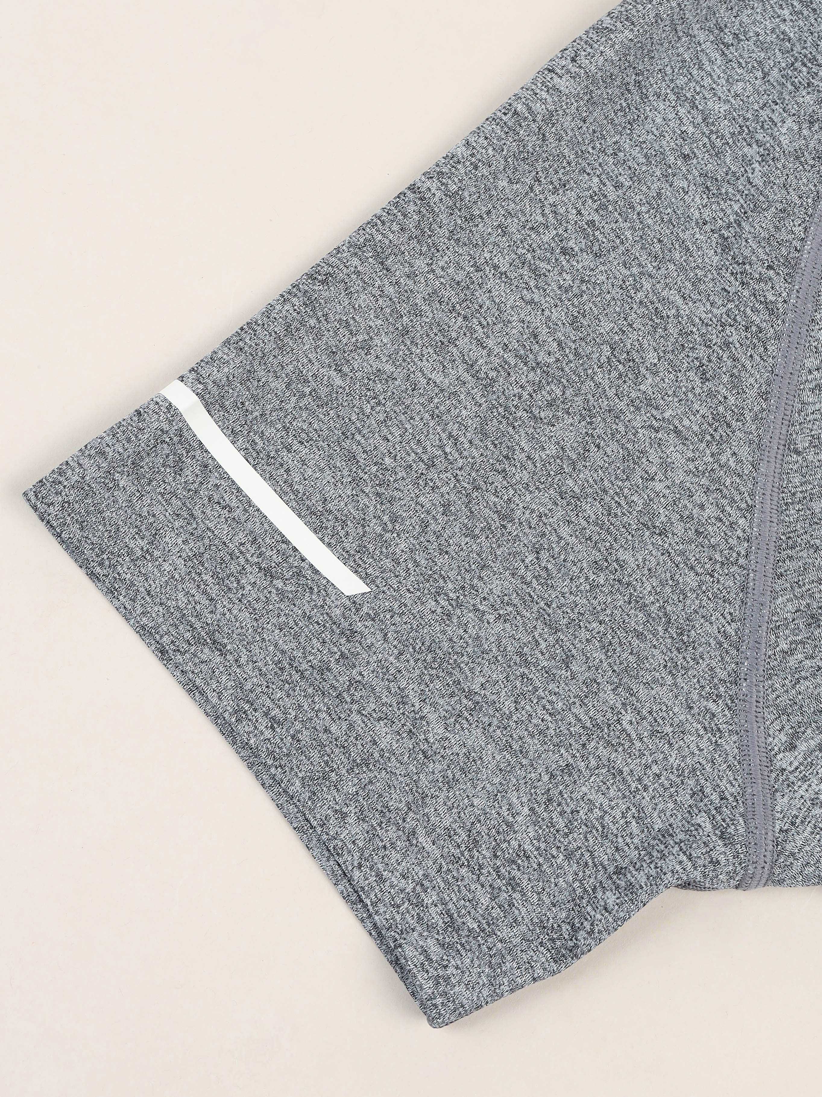 Men Melange Slim Fit Crew Neck T-shirt with DOUBLECOOL - Image 7