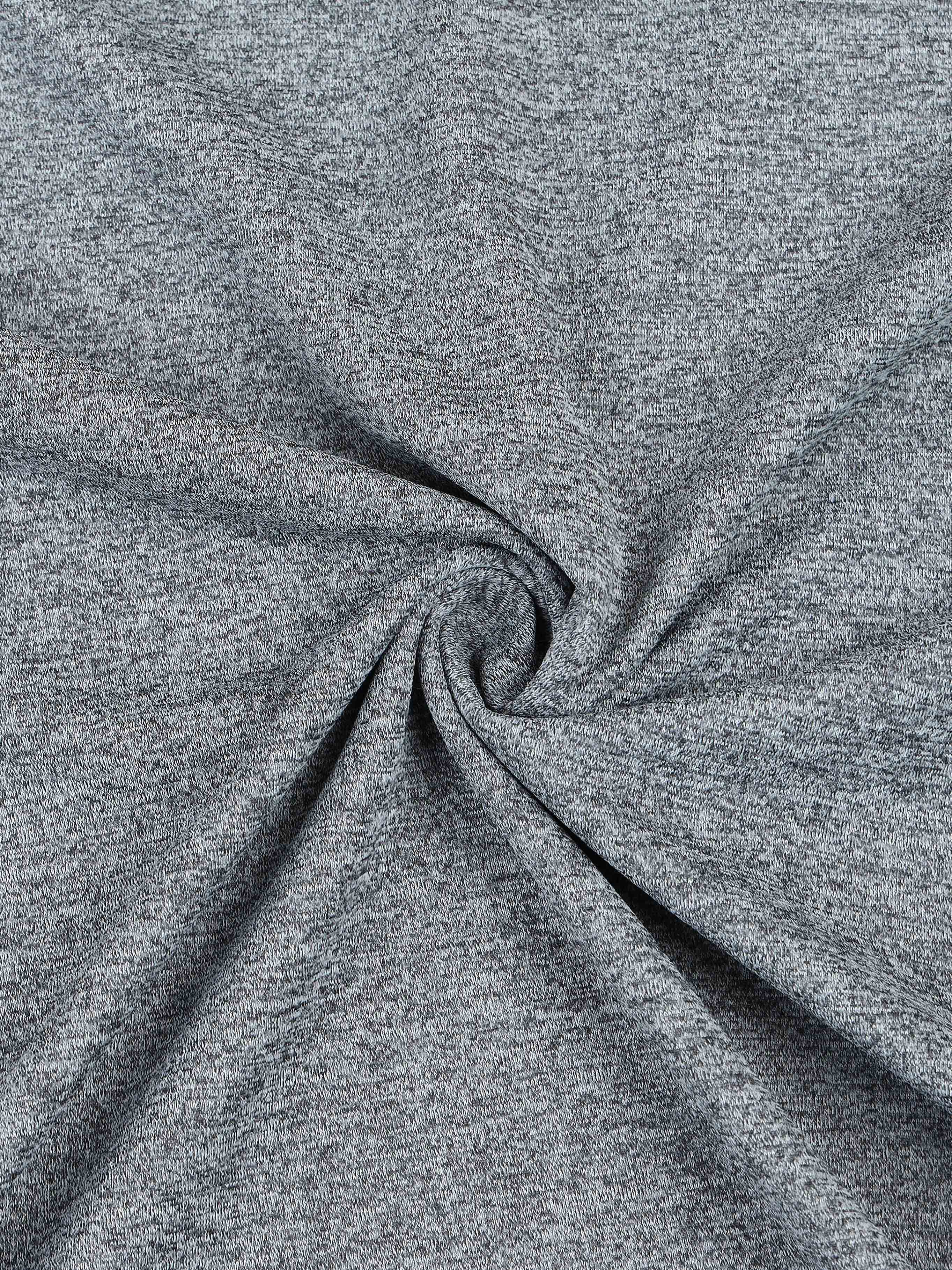 Men Melange Slim Fit Crew Neck T-shirt with DOUBLECOOL - Image 8