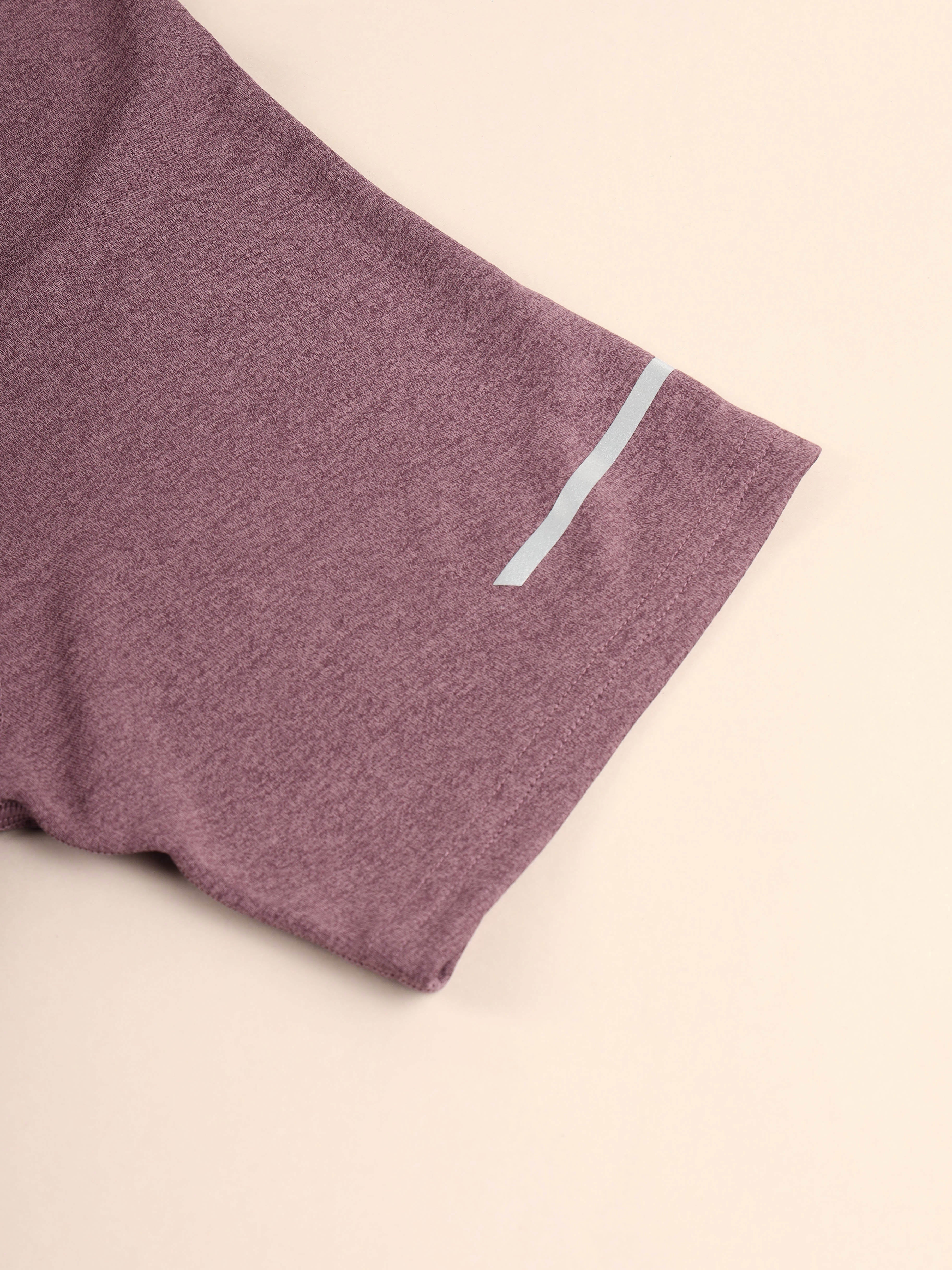 Men Melange Slim Fit Crew Neck T-shirt with DOUBLECOOL - Image 8