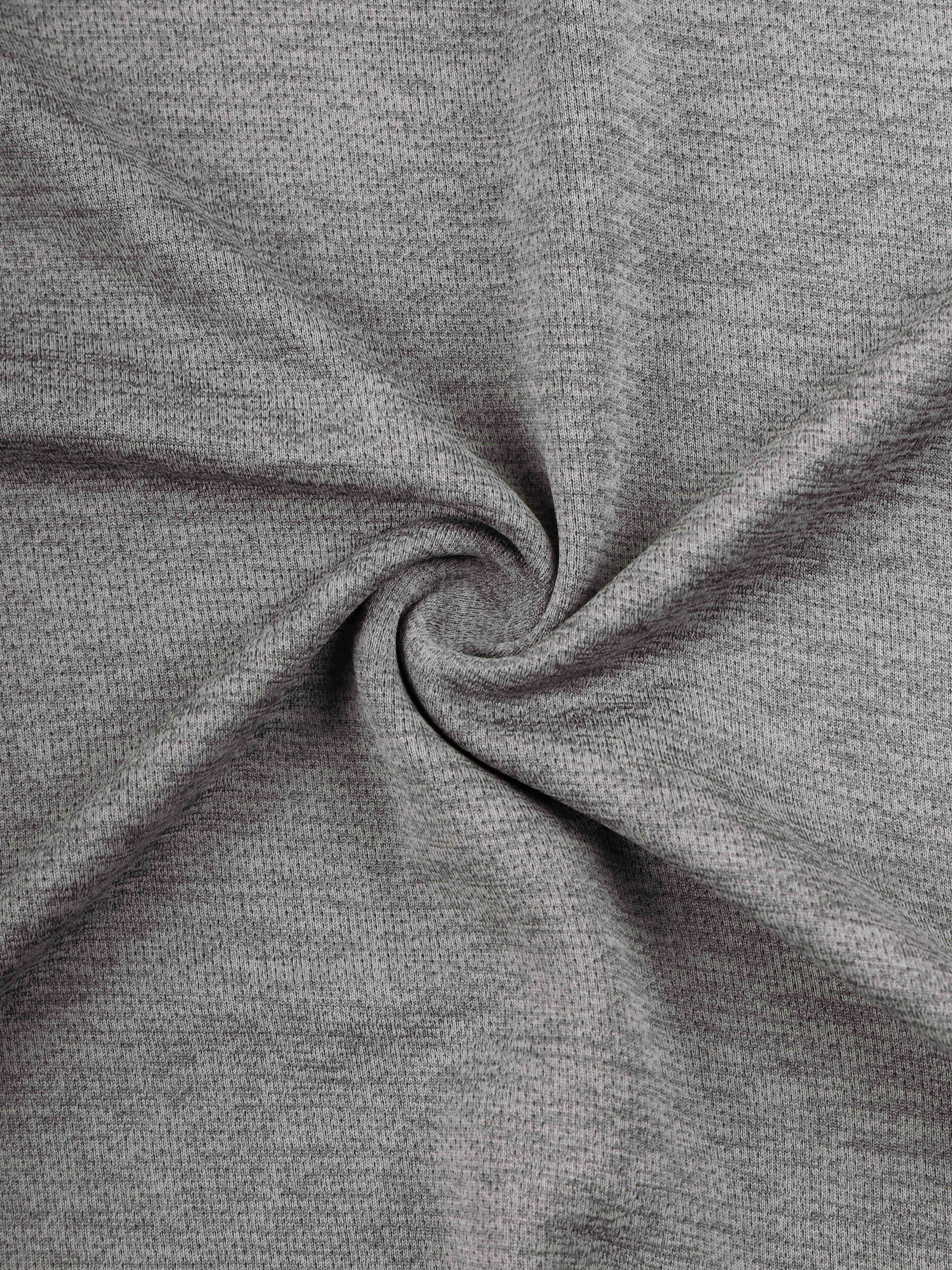 Men Melange Slim Fit Crew Neck T-shirt with DOUBLECOOL - Image 9