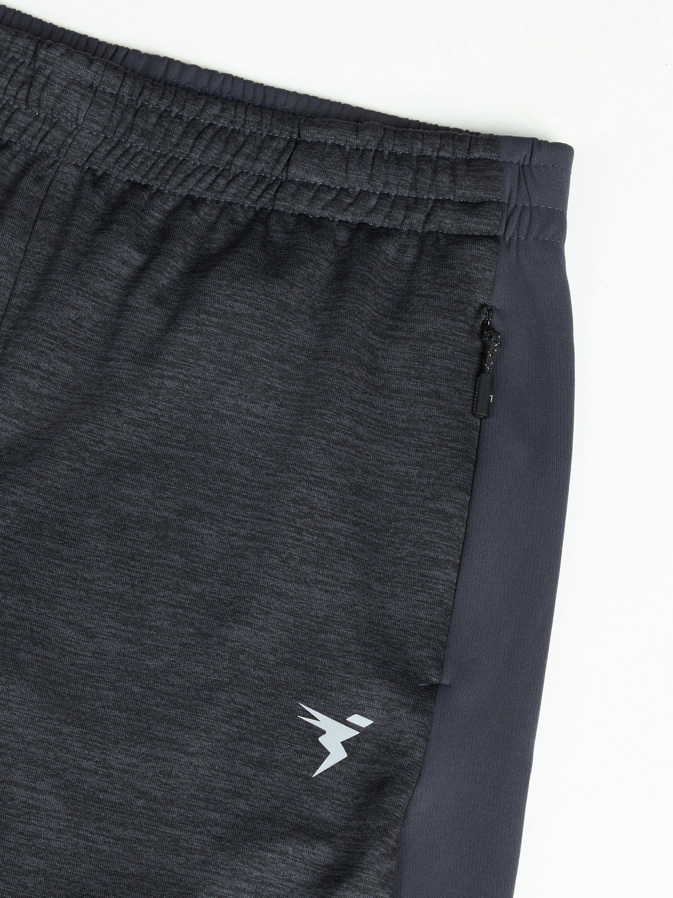 Men Melange Slim Fit Trackpants with TECHNO DRY - Image 7