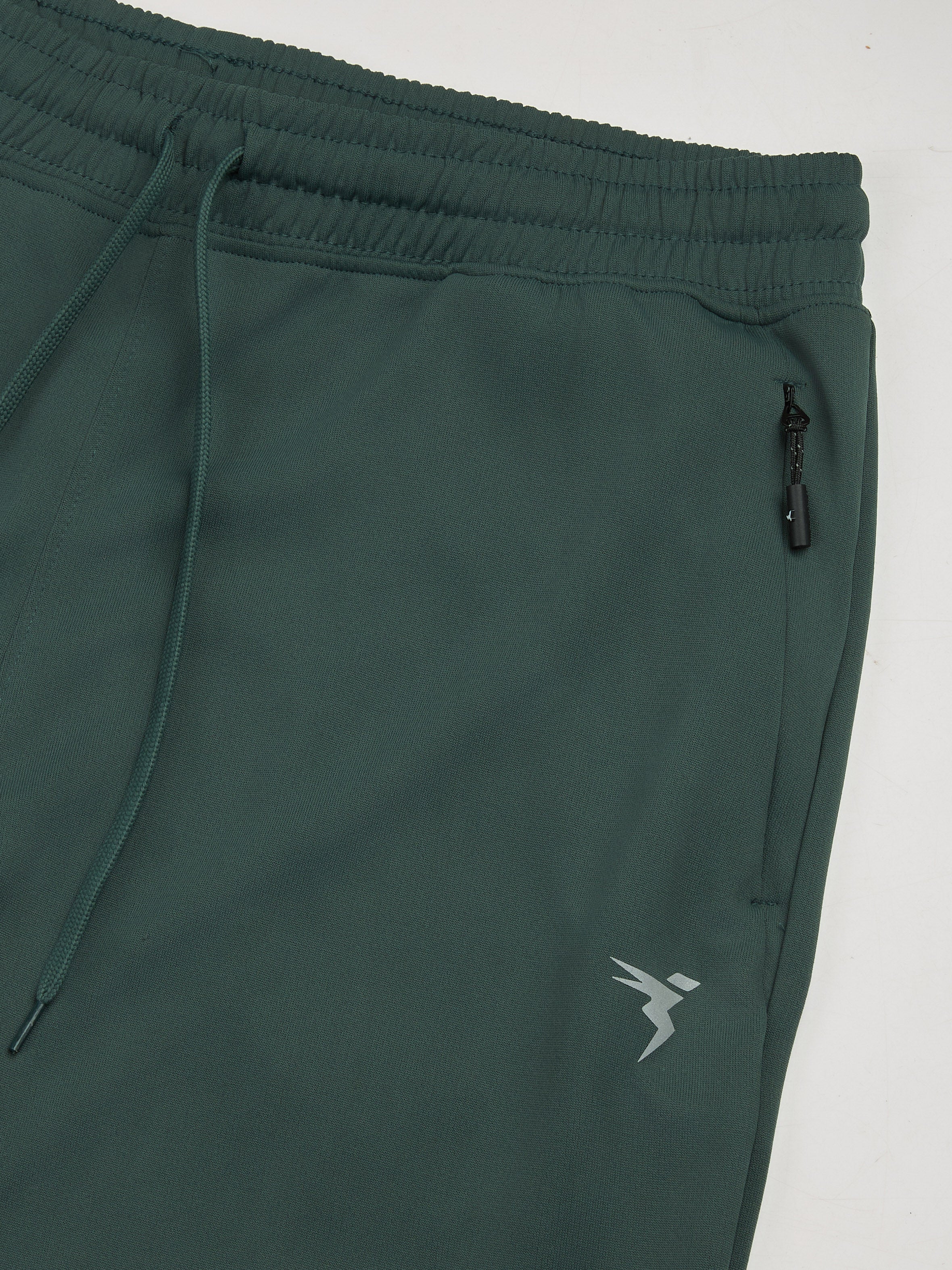 Men Melange Slim Fit Trackpants with TECHNO DRY - Image 8
