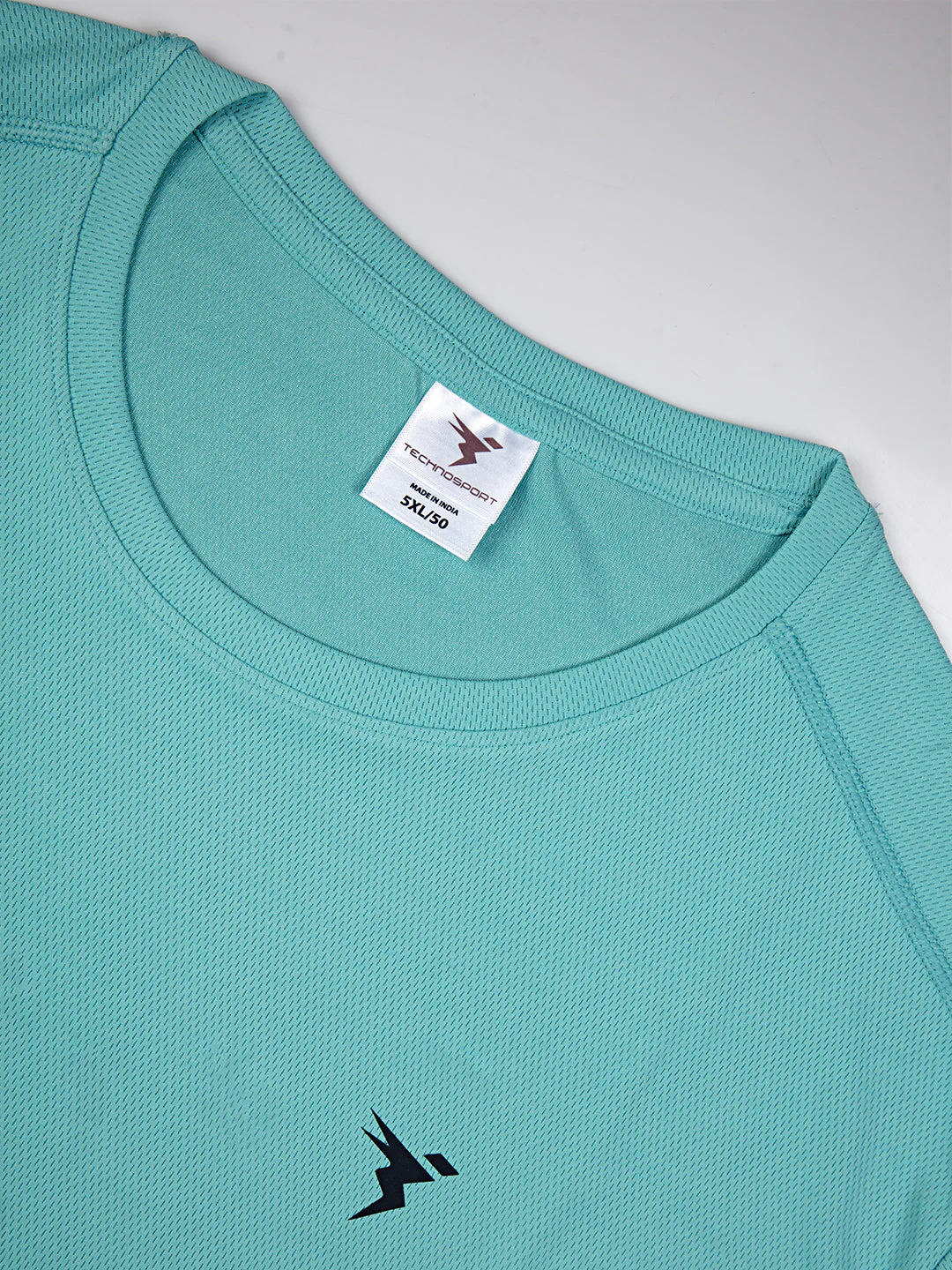 Men Plus Size Solid Active T-shirt with TECHNO COOL+ - Image 6