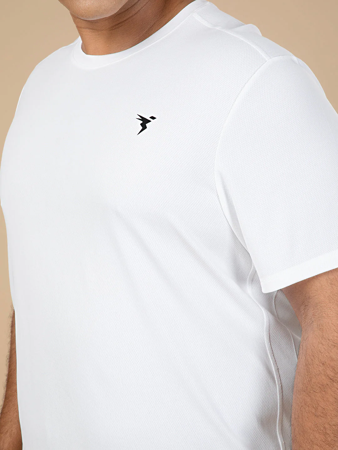 Men Plus Size Solid Active T-shirt with TECHNO COOL+ - Image 6