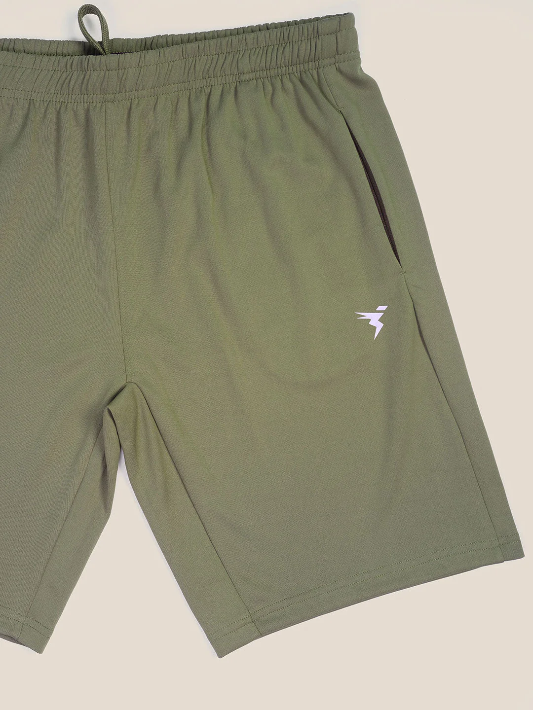 Men Plus Size Solid Slim Fit Active Shorts with TECHNO DRY - Image 6