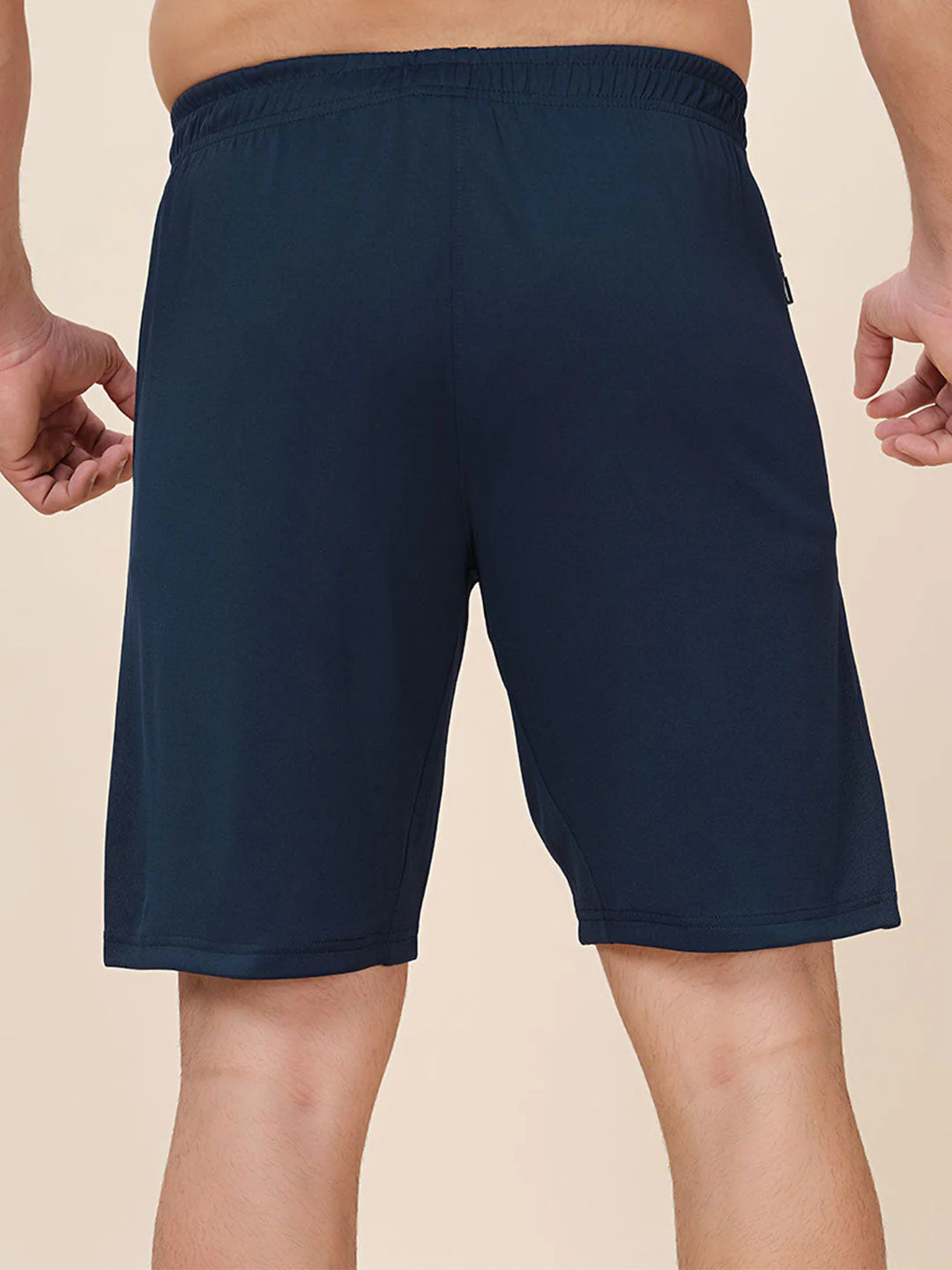 Men Plus Size Solid Slim Fit Active Shorts with TECHNO DRY - Image 2
