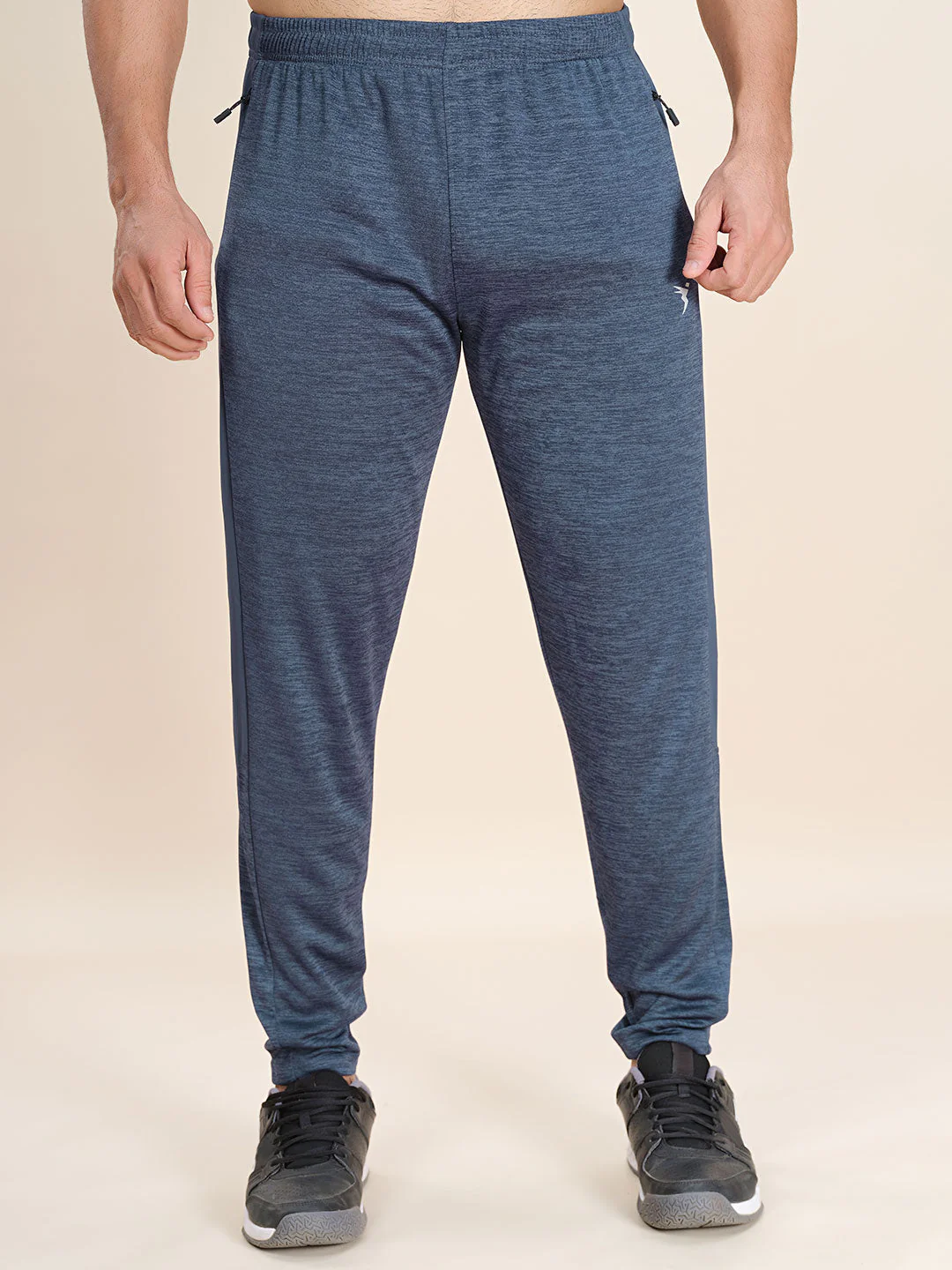 Men Plus Size Solid Slim Fit Active Trackpants - Image 2