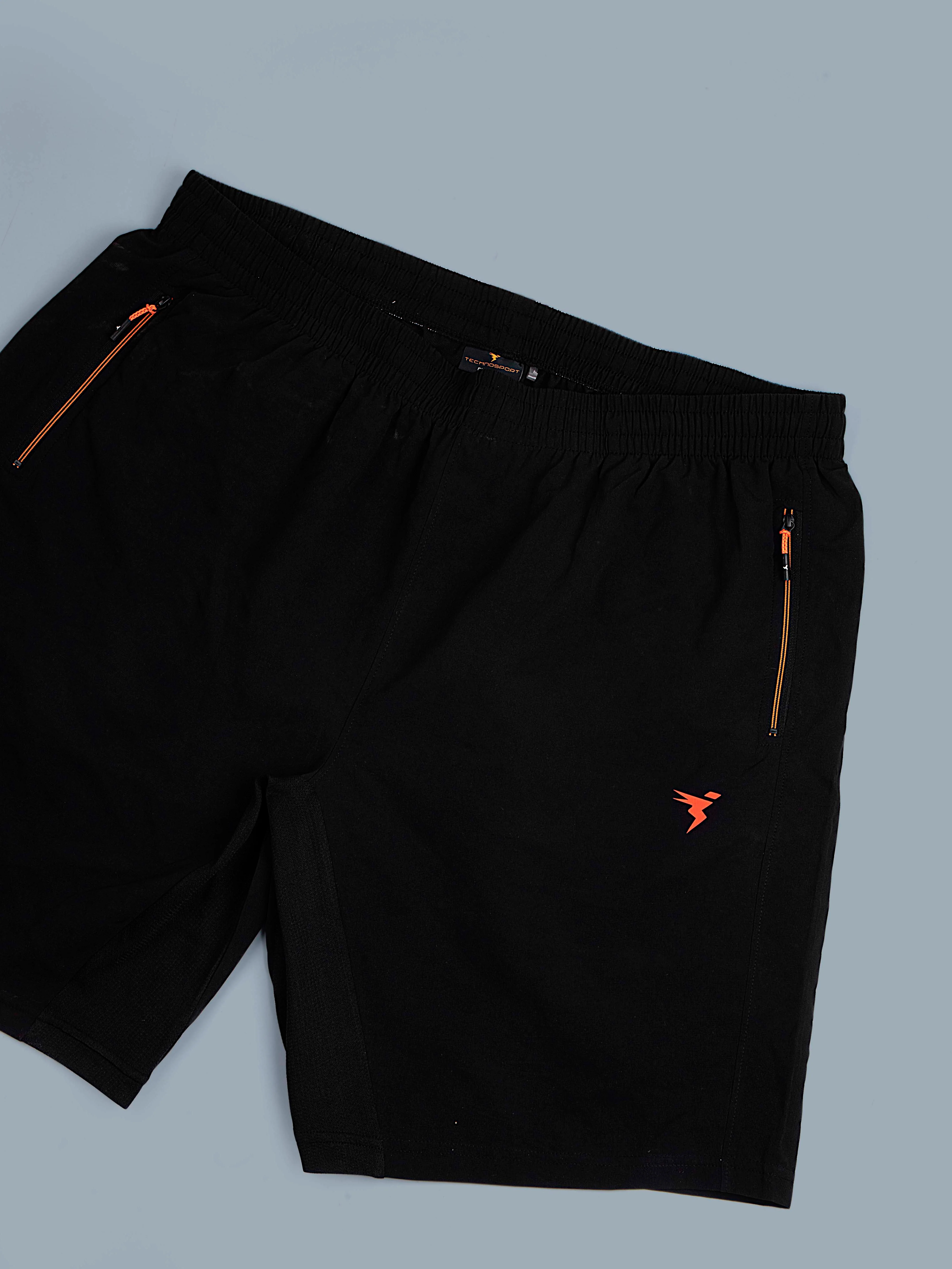 Men Plus Size Solid Slim Fit Shorts with TECHNOLITE - Image 6