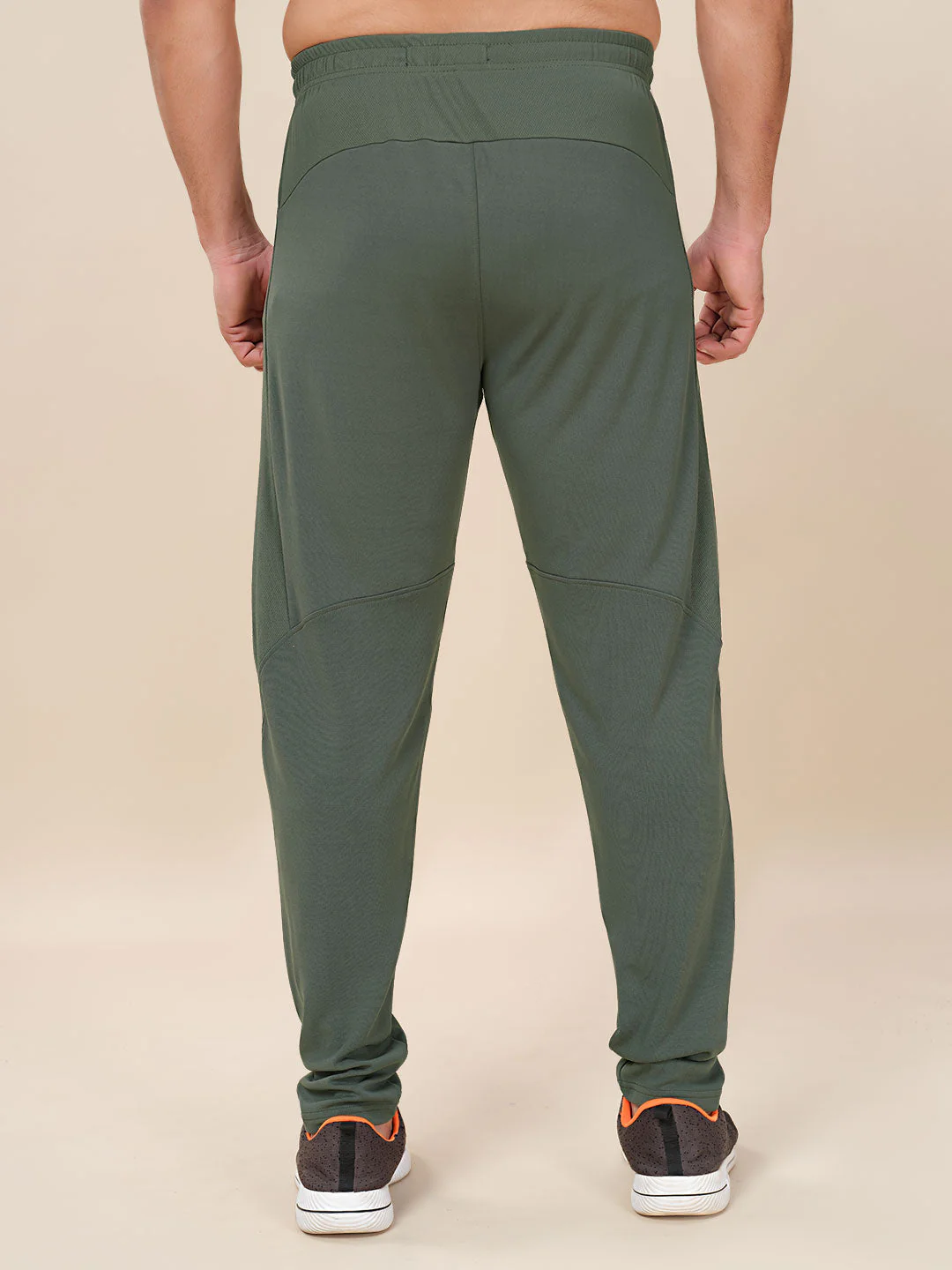Men Plus Size Solid Slim Fit Trackpants with TECHNO DRY - Image 2