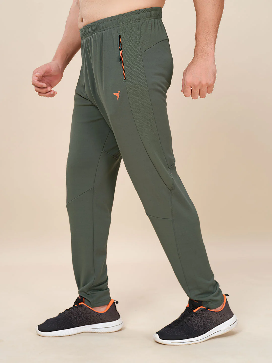 Men Plus Size Solid Slim Fit Trackpants with TECHNO DRY - Image 5