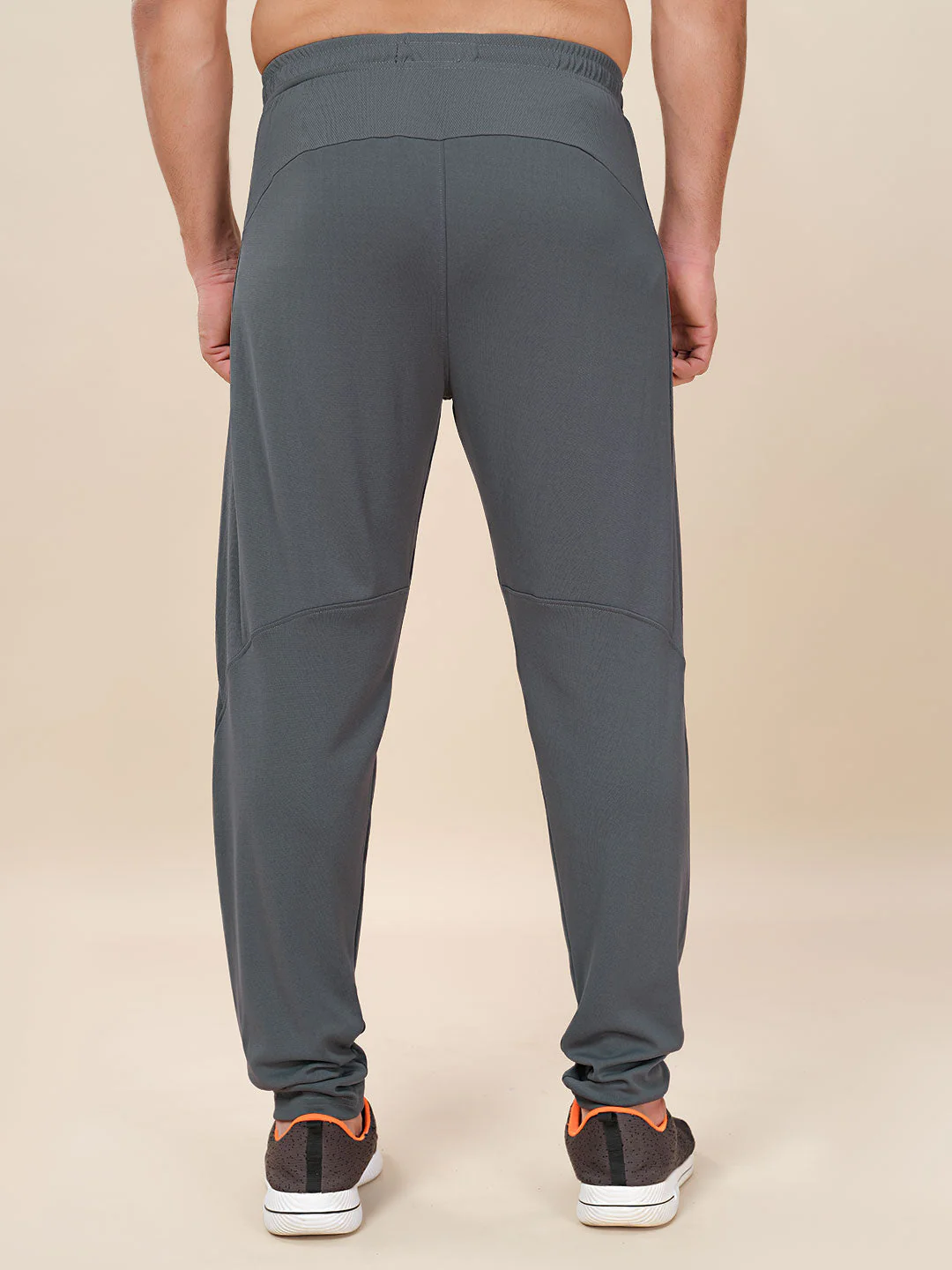Men Plus Size Solid Slim Fit Trackpants with TECHNO DRY - Image 2