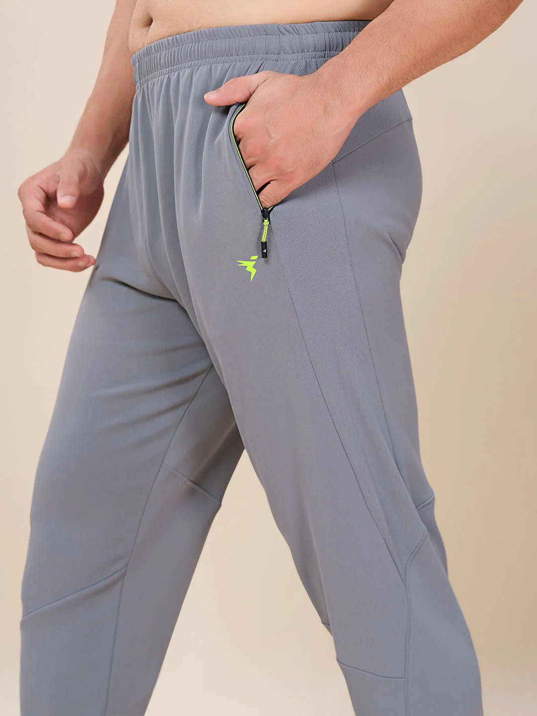 Men Plus Size Solid Slim Fit Trackpants with TECHNO DRY - Image 6