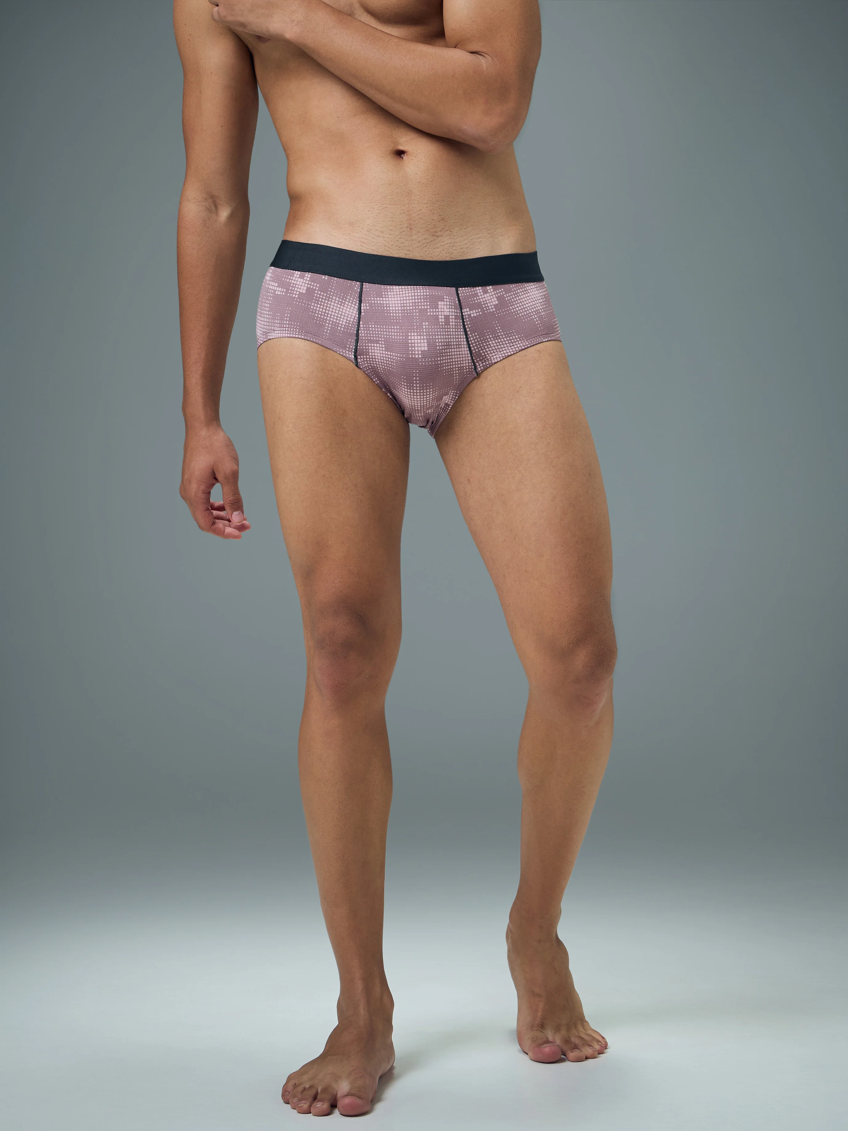 Men Printed Briefs with ELASTO LITE (Pack of 2) - Image 3