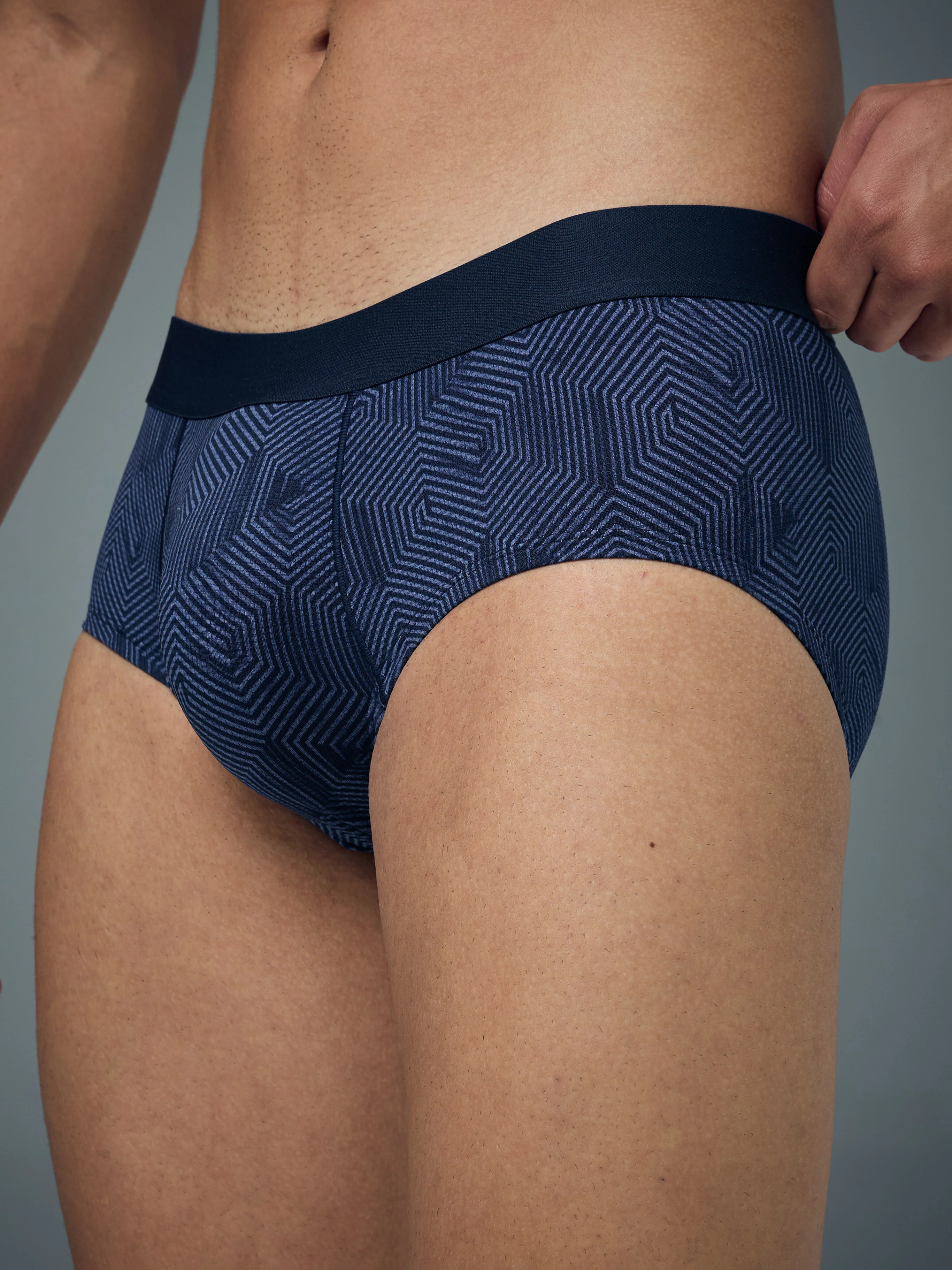 Men Printed Briefs with ELASTO LITE (Pack of 2) - Image 6