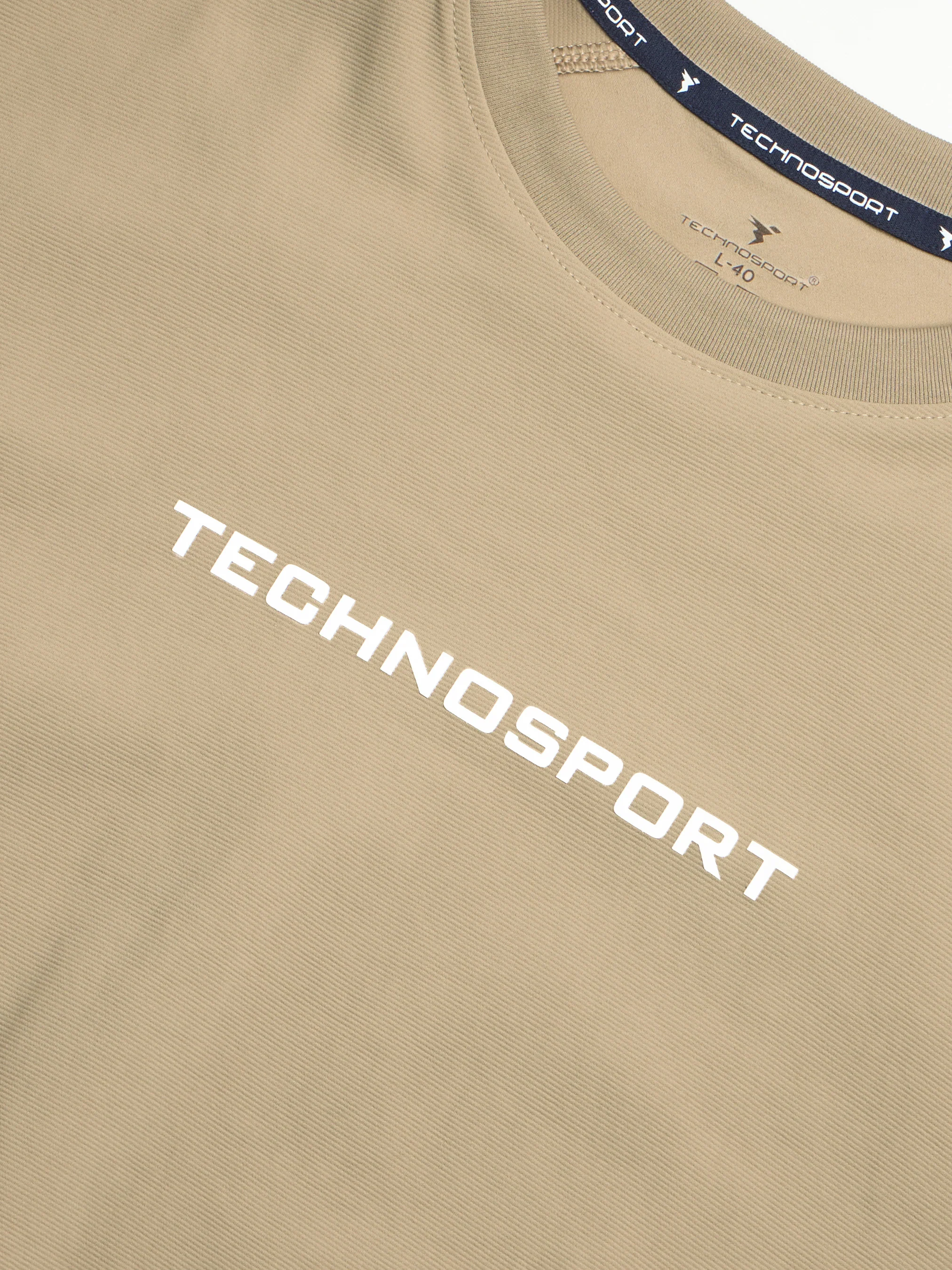 Men Printed Oversized Round Neck Sports T-shirt with ELASTO PLUS - Image 7