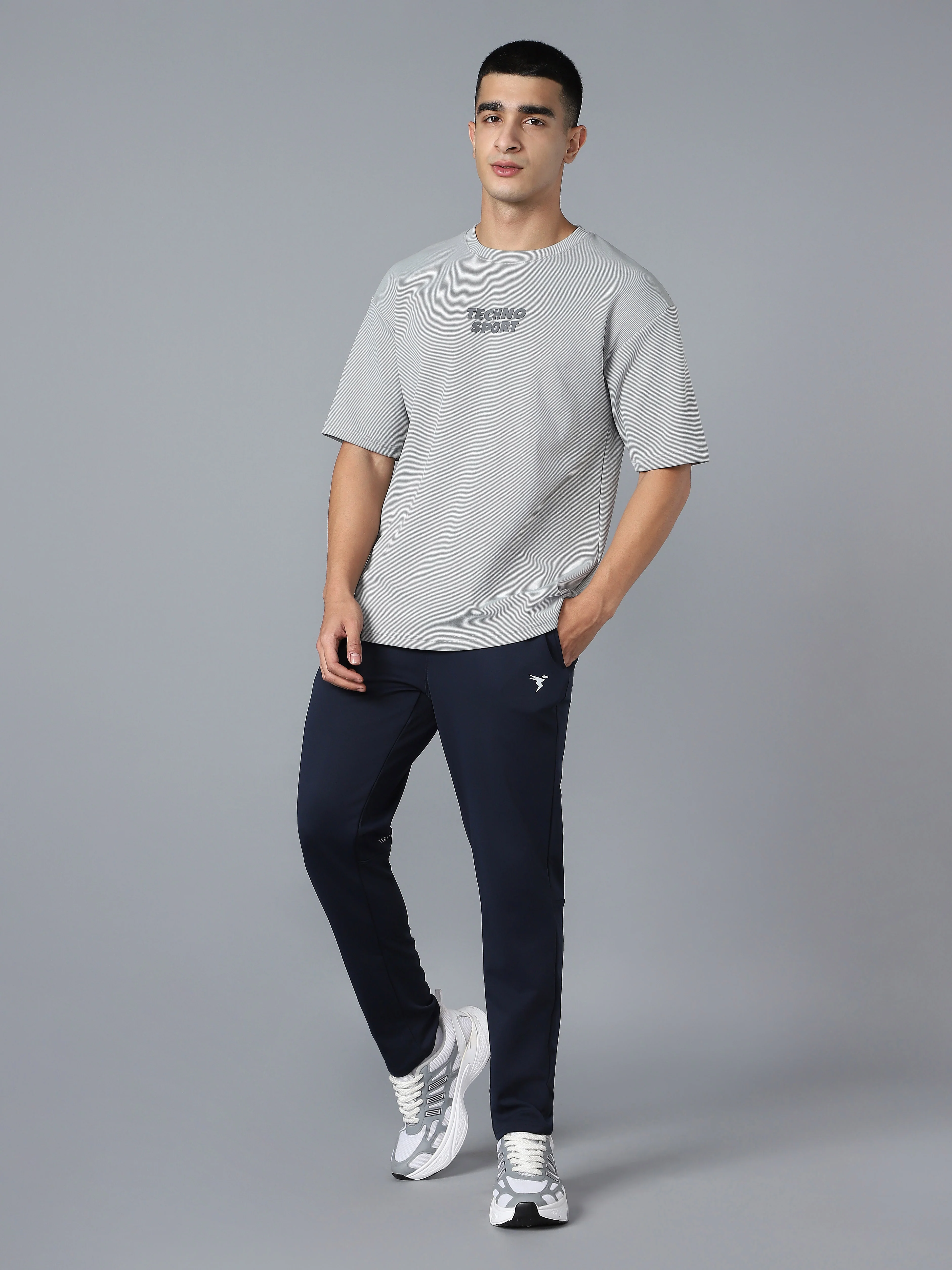 Men Printed Oversized Round Neck T-shirt with COTFLEX - Image 6