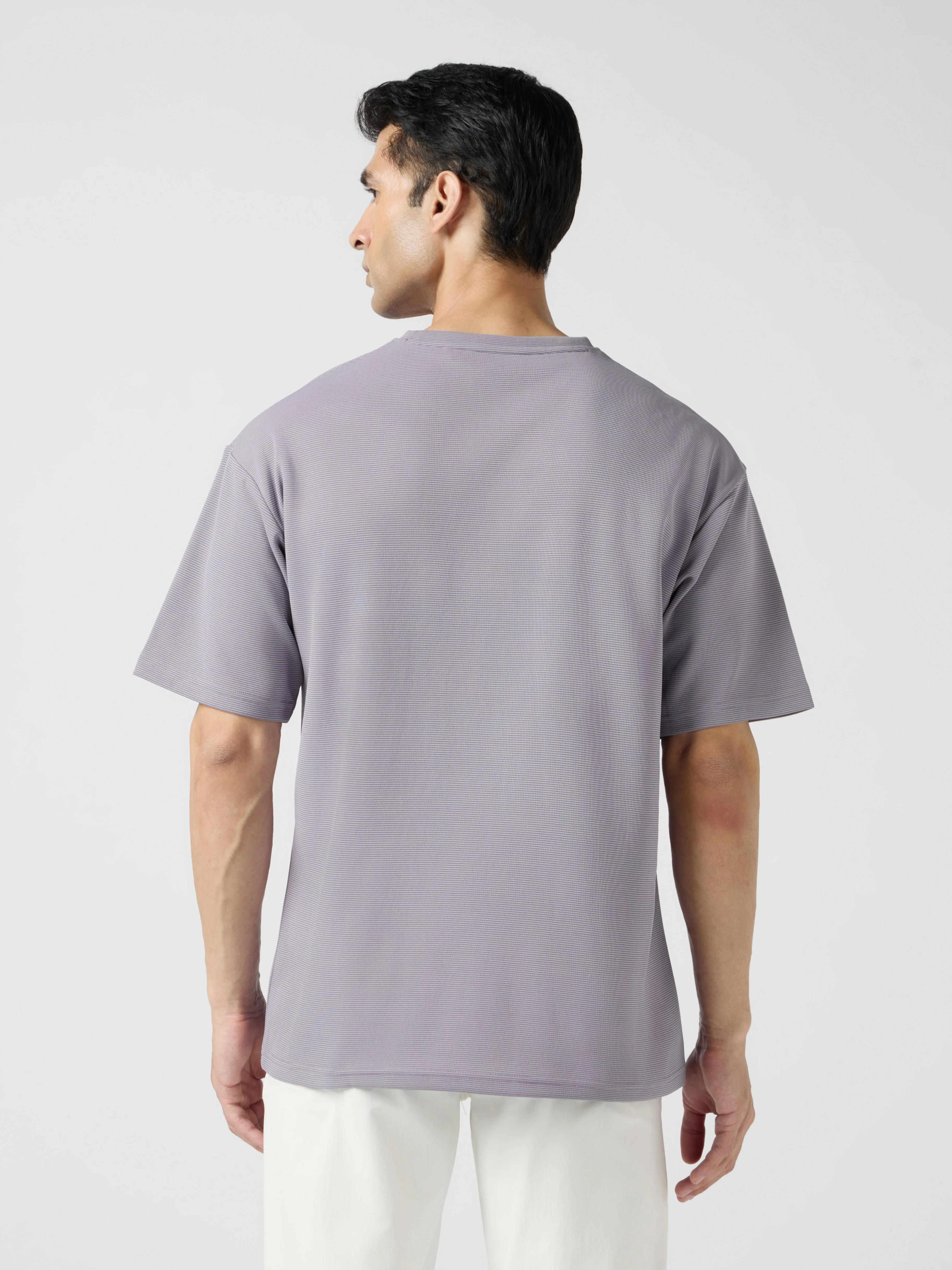 Men Printed Oversized Round Neck T-shirt with COTFLEX - Image 3