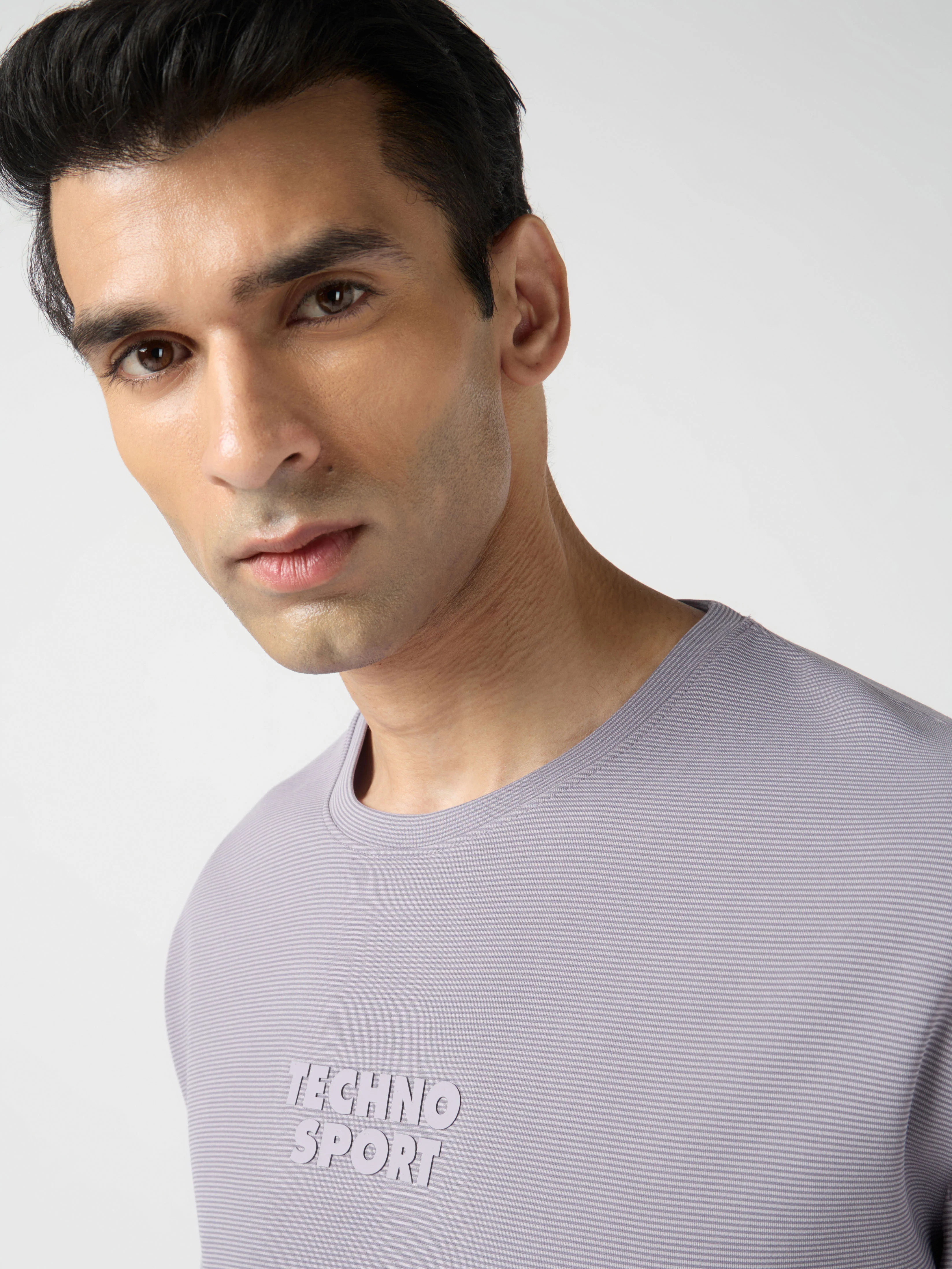 Men Printed Oversized Round Neck T-shirt with COTFLEX - Image 5