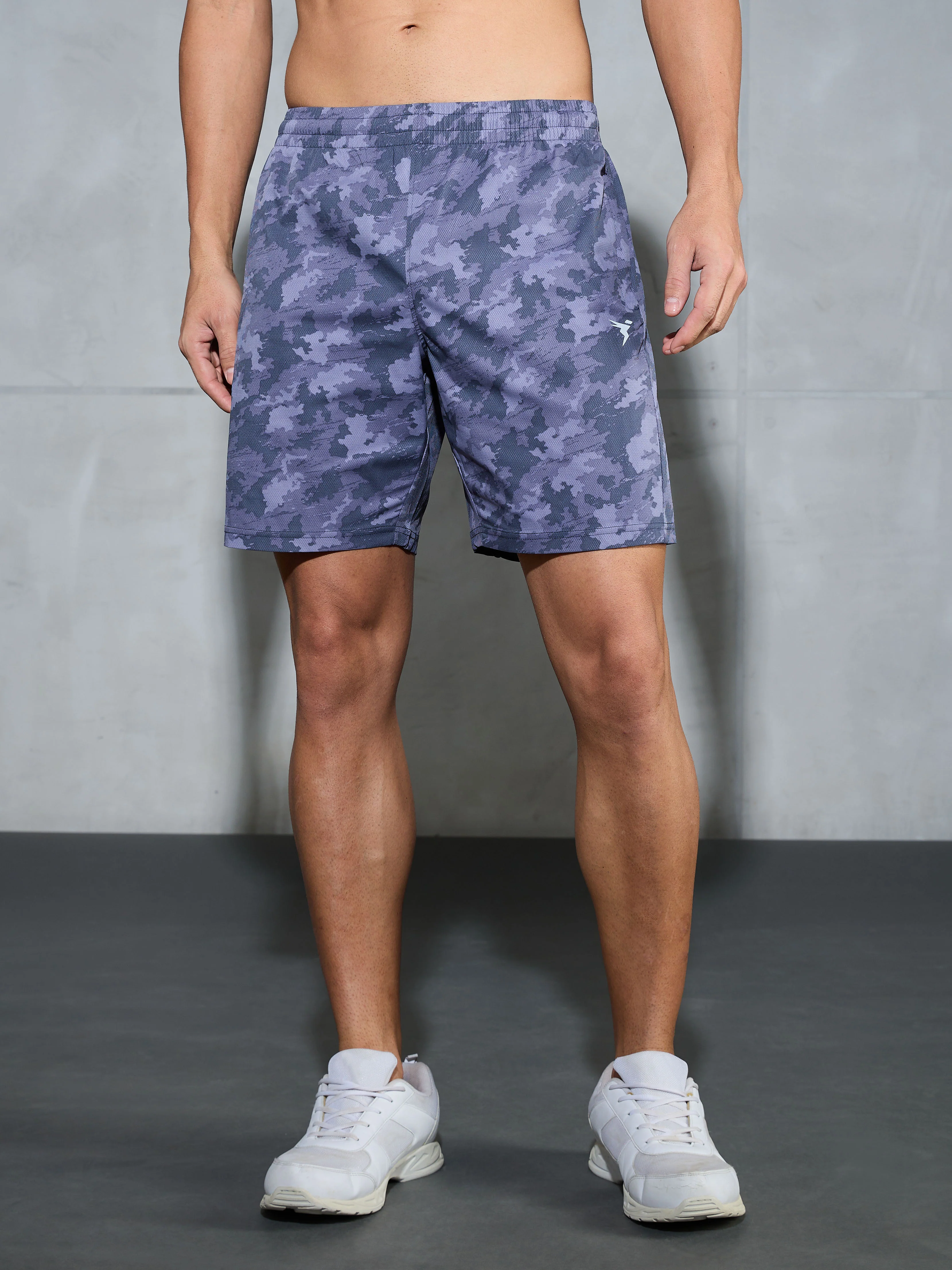 Men Printed Regular Fit Shorts with TS LYTRA - Image 2