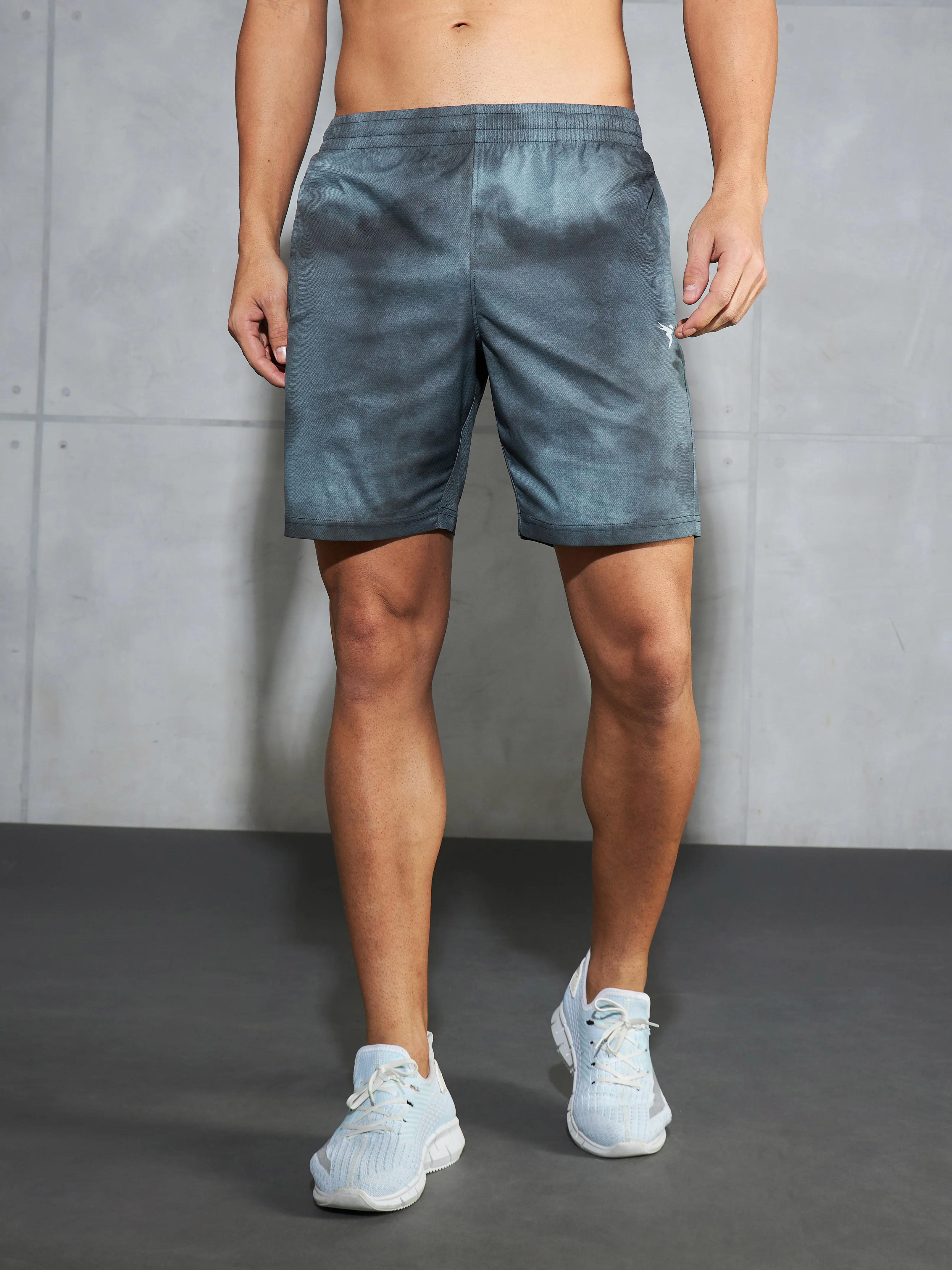 Men Printed Regular Fit Shorts with TS LYTRA - Image 2