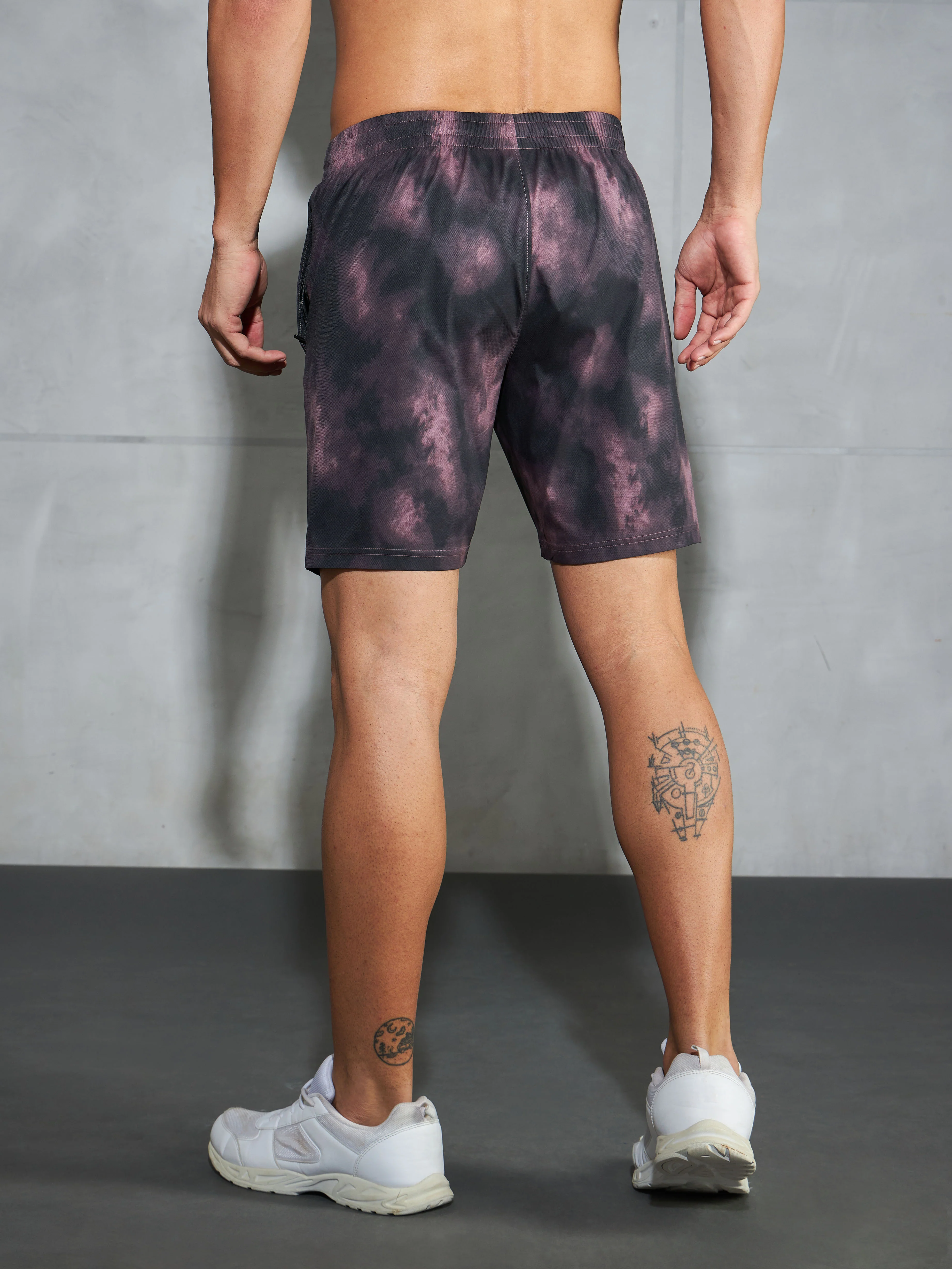 Men Printed Regular Fit Shorts with TS LYTRA - Image 3