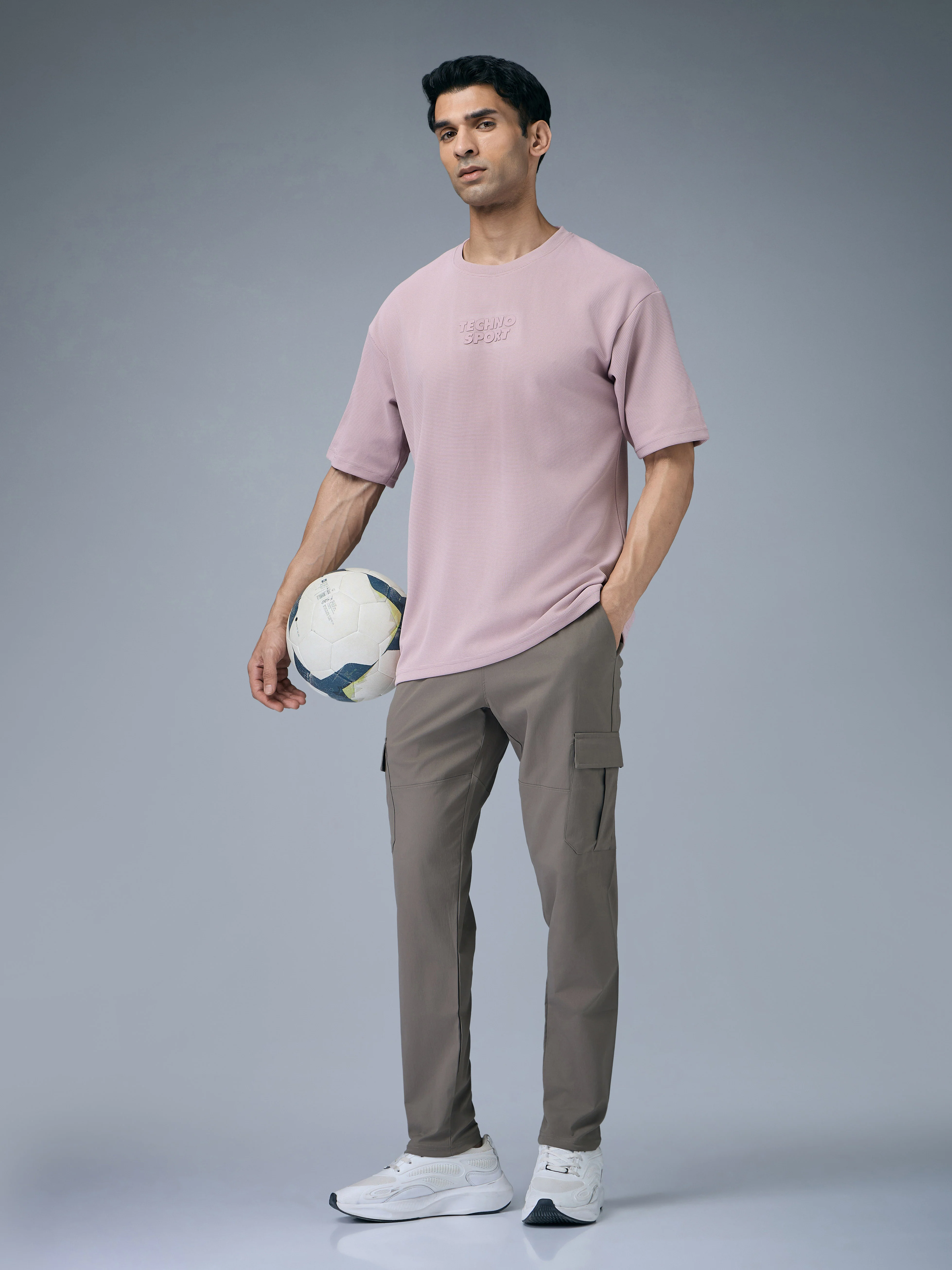 Men Printed Oversized Round Neck T-shirt with COTFLEX - Image 5