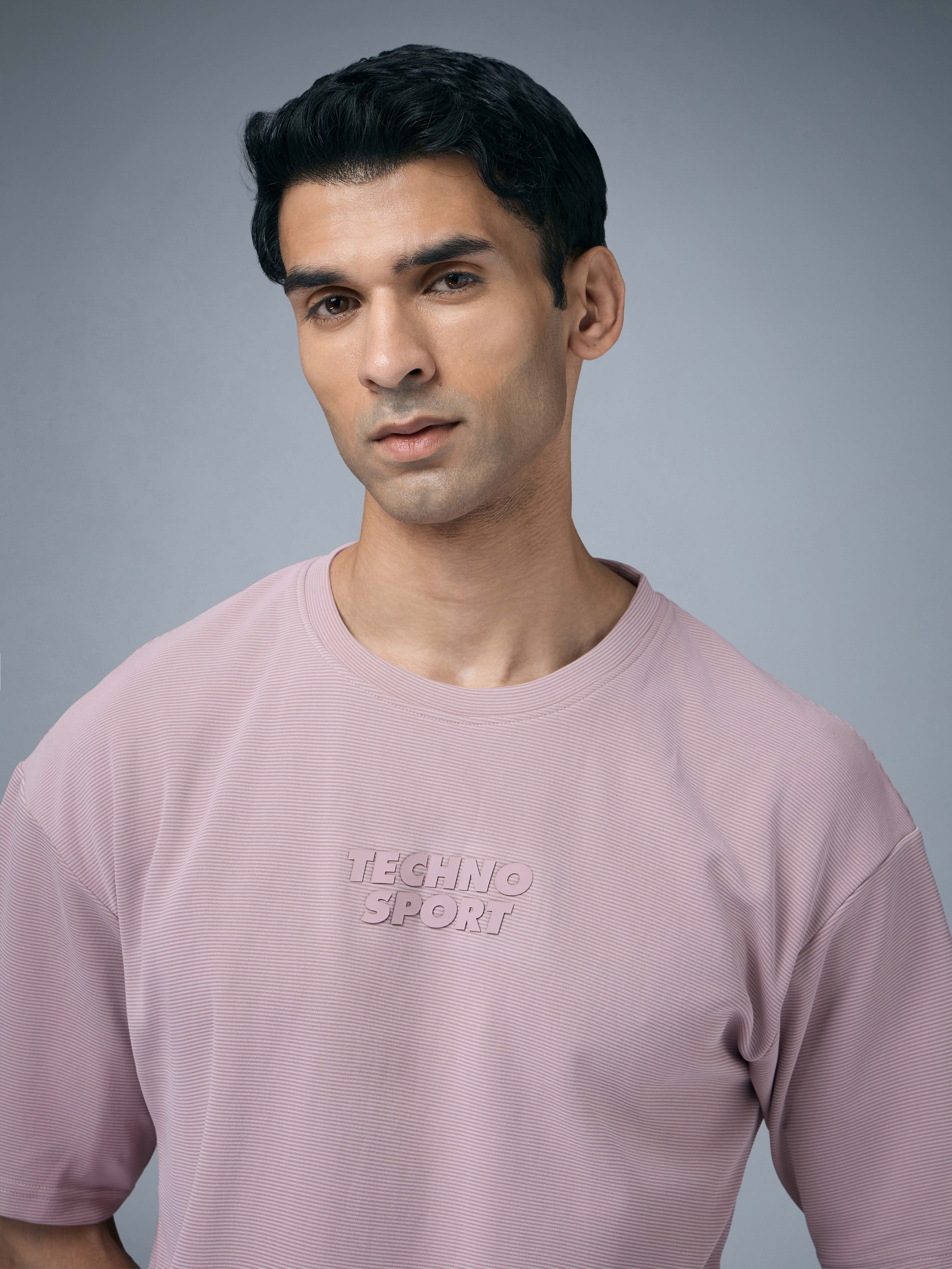 Men Printed Oversized Round Neck T-shirt with COTFLEX - Image 6