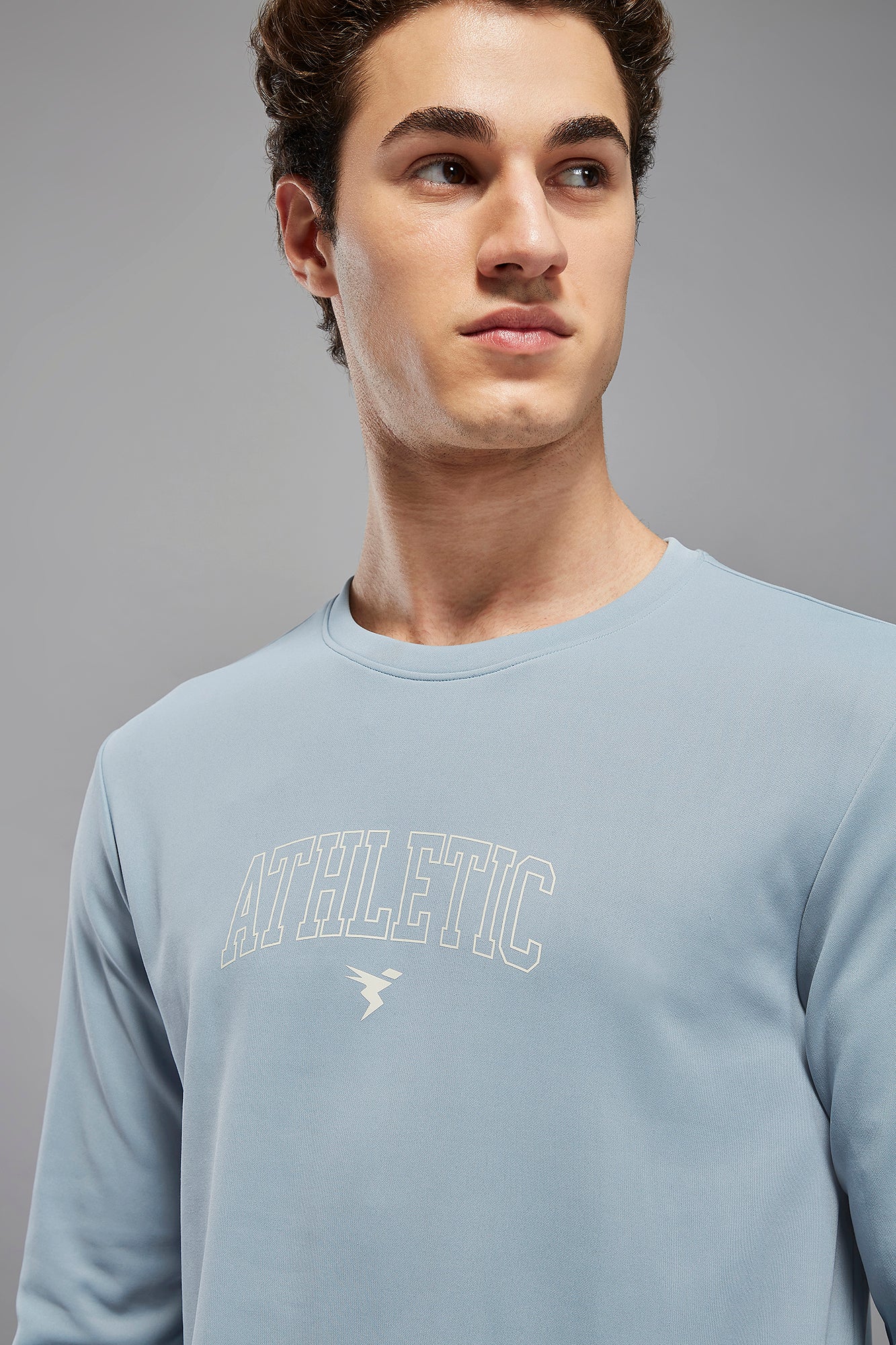 Men Printed Slim Fit Crew Neck Sweatshirt with ELASTO PLUS - Image 6