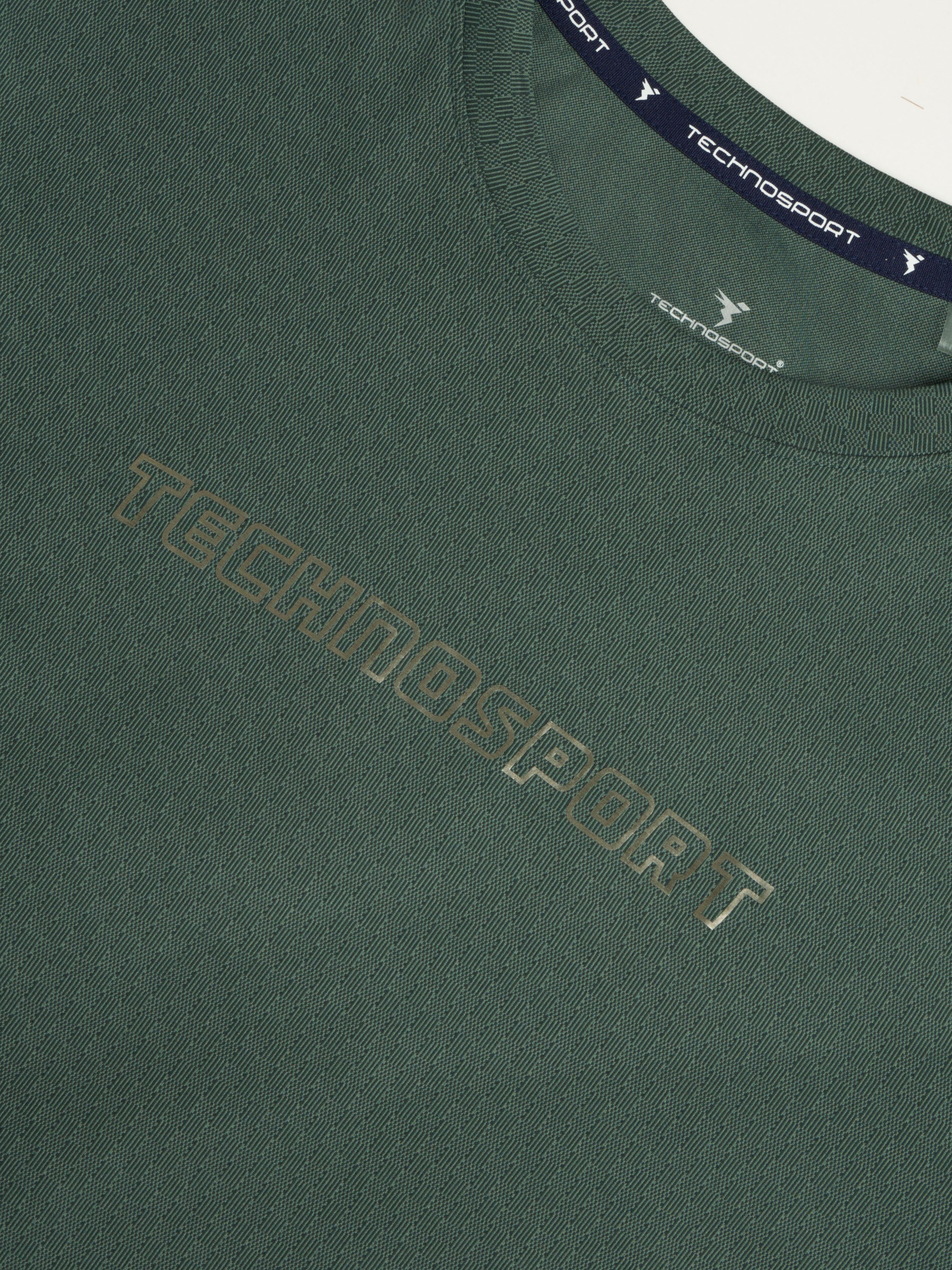 Men Printed Slim Fit Henley Neck Sports T-Shirt with ELASTOLITE - Image 7