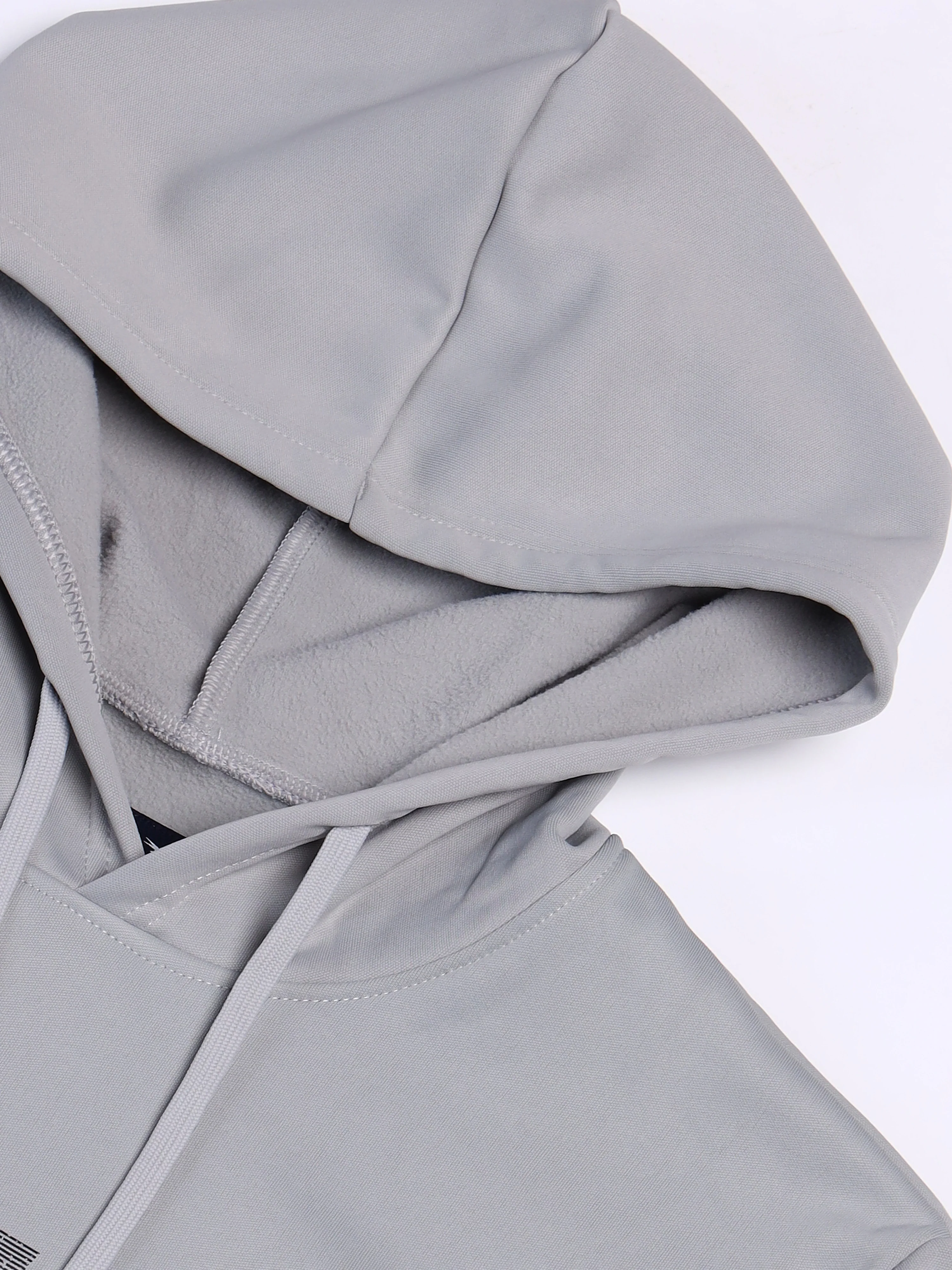 Men Printed Slim Fit Hooded Sweatshirt with TECHNOWARM+ - Image 6