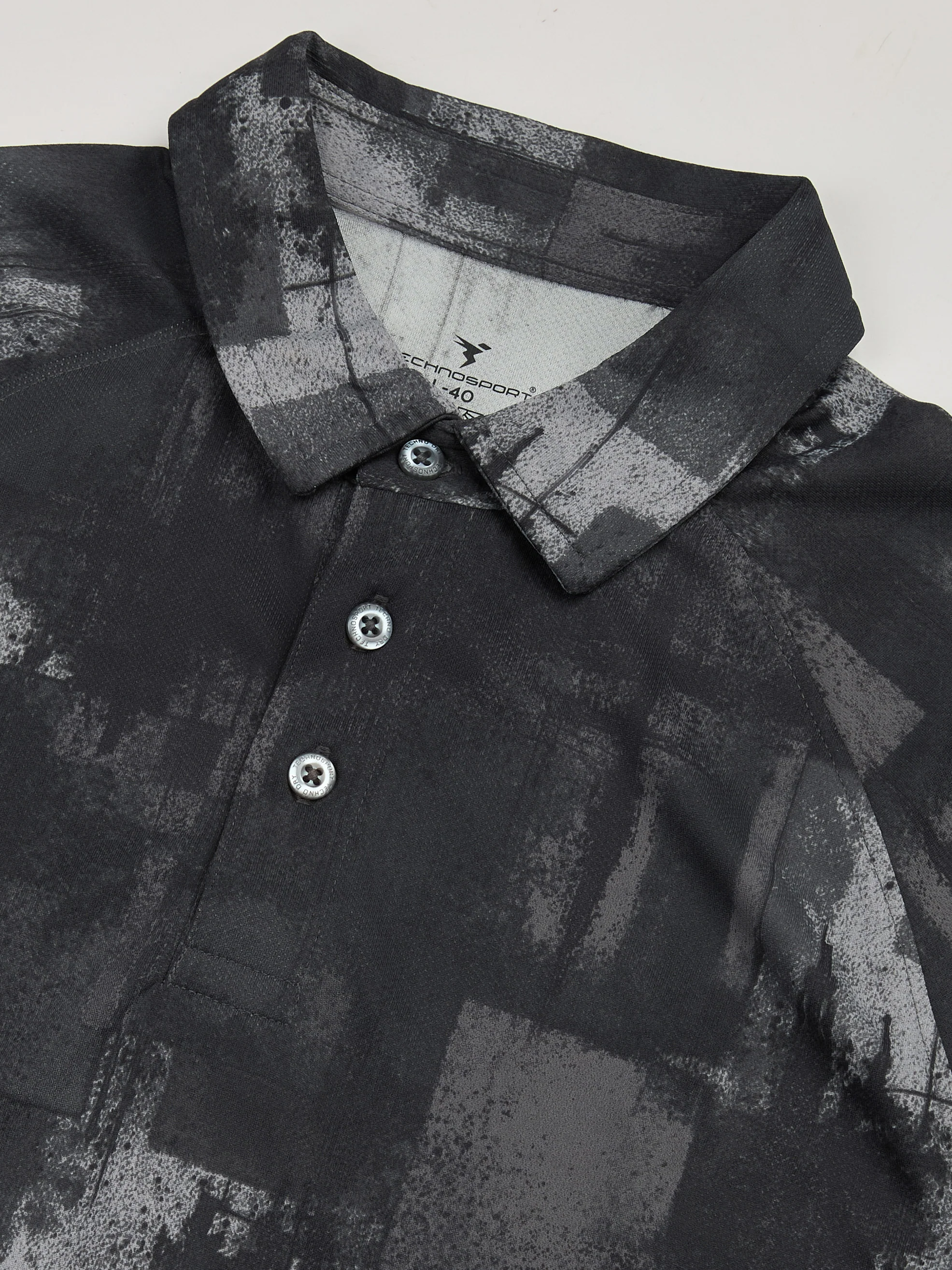 Men Printed Slim Fit Polo T-shirt with TECHNOCOOL+ - Image 7