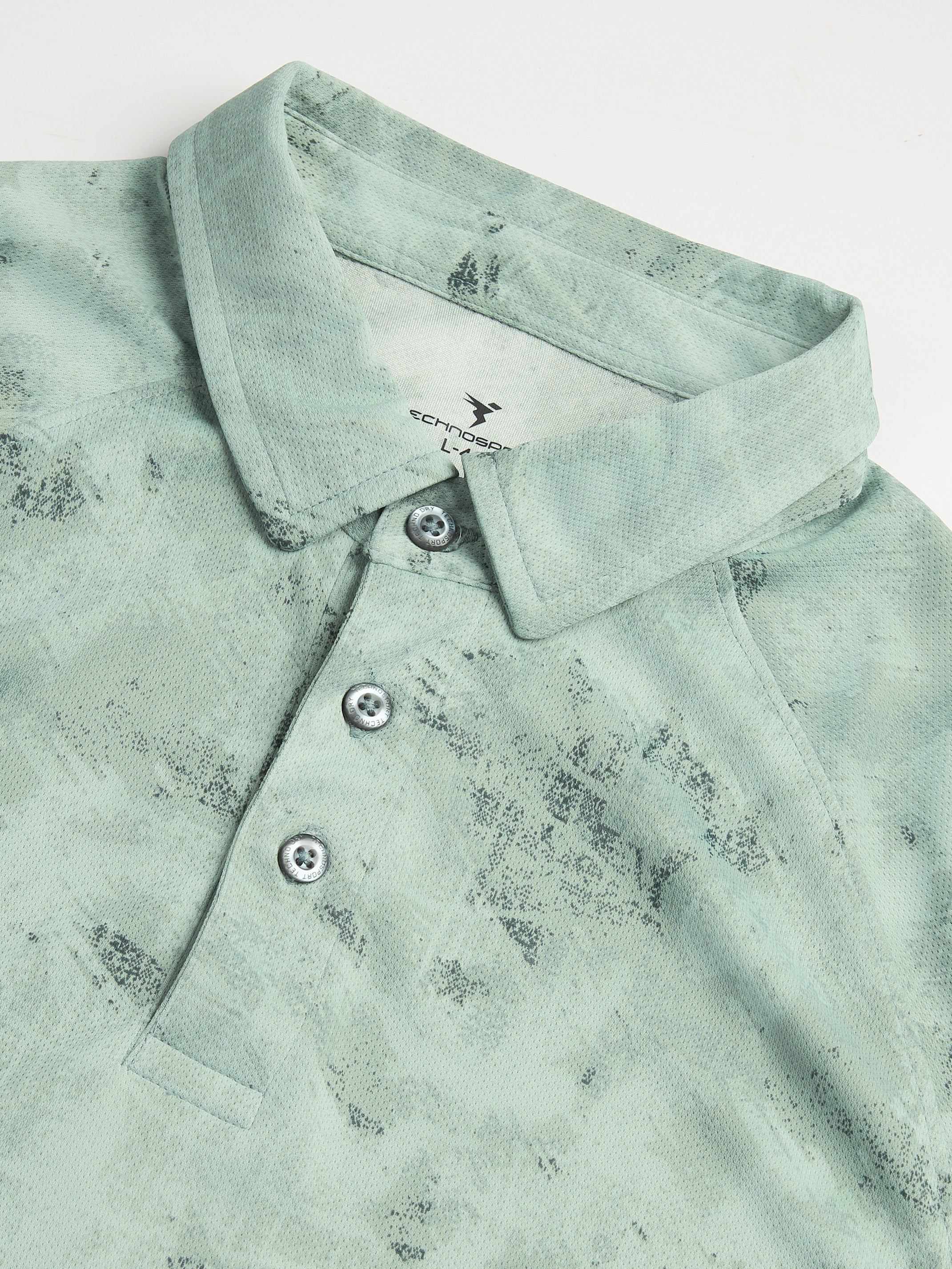 Men Printed Slim Fit Polo T-shirt with TECHNOCOOL+ - Image 7