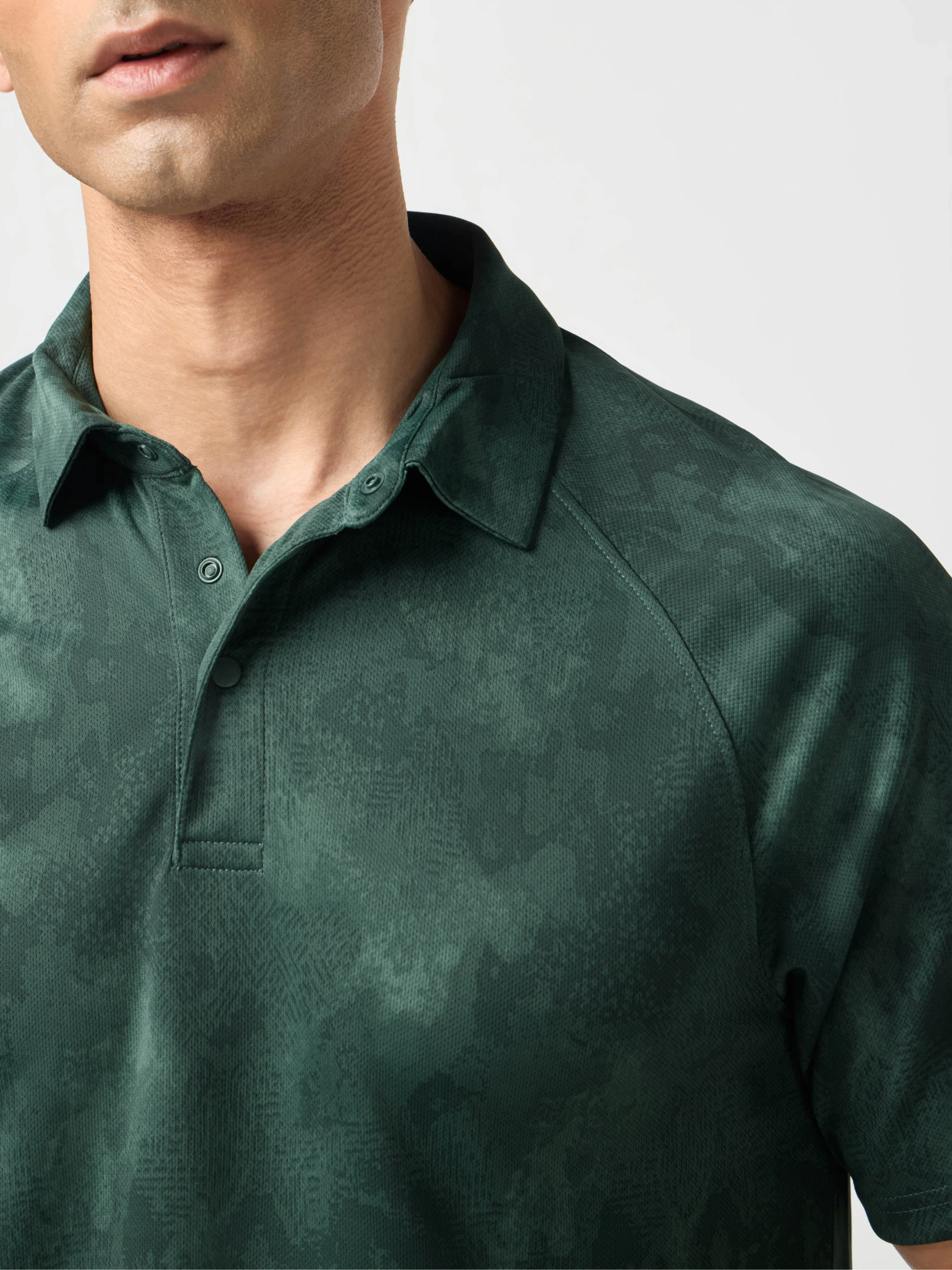 Men Printed Slim Fit Polo T-shirt with TECHNOCOOL+ - Image 7