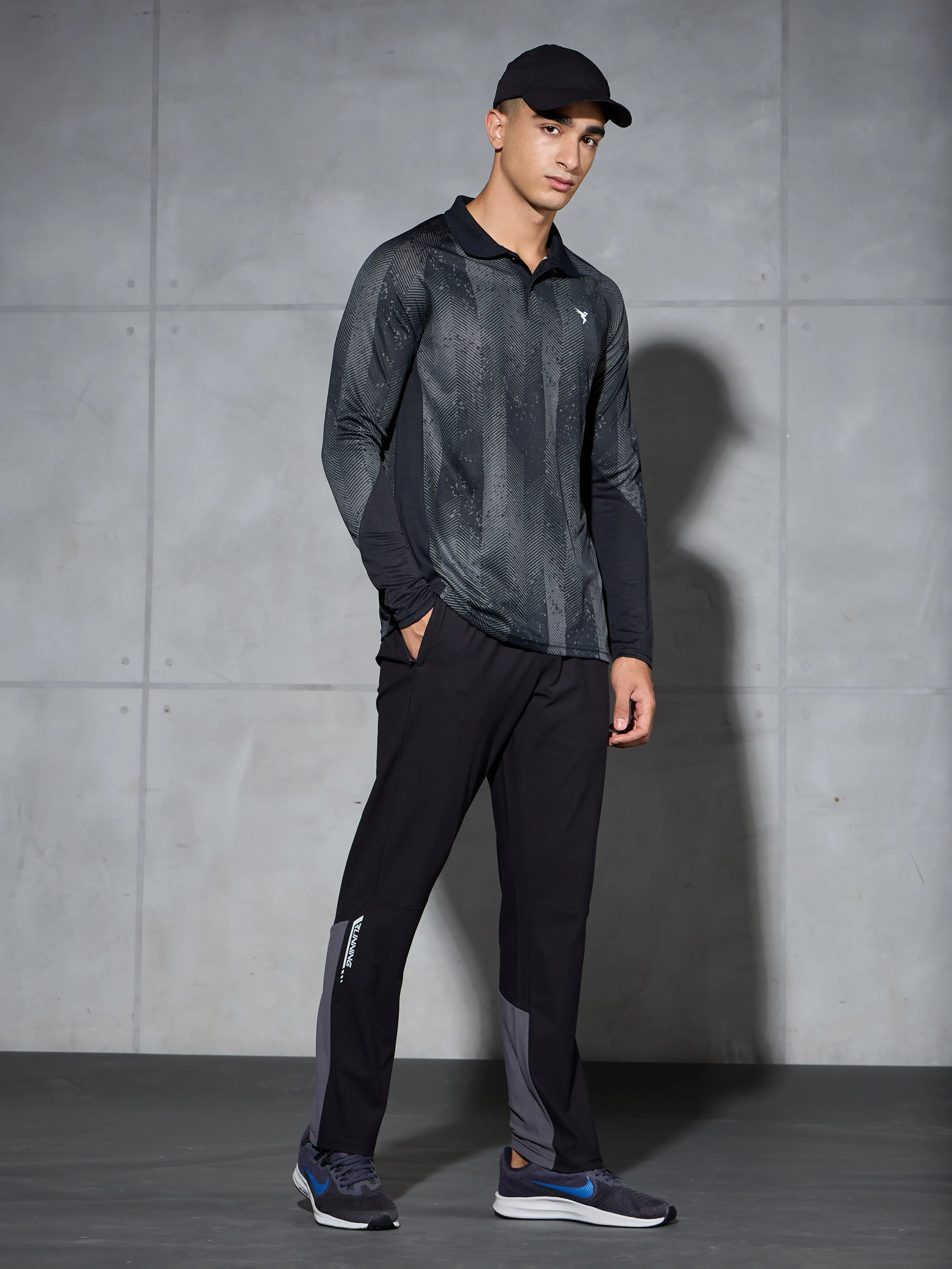 Men Printed Slim Fit Polo Sports T-shirt with TECHNOCOOL+ - Image 5