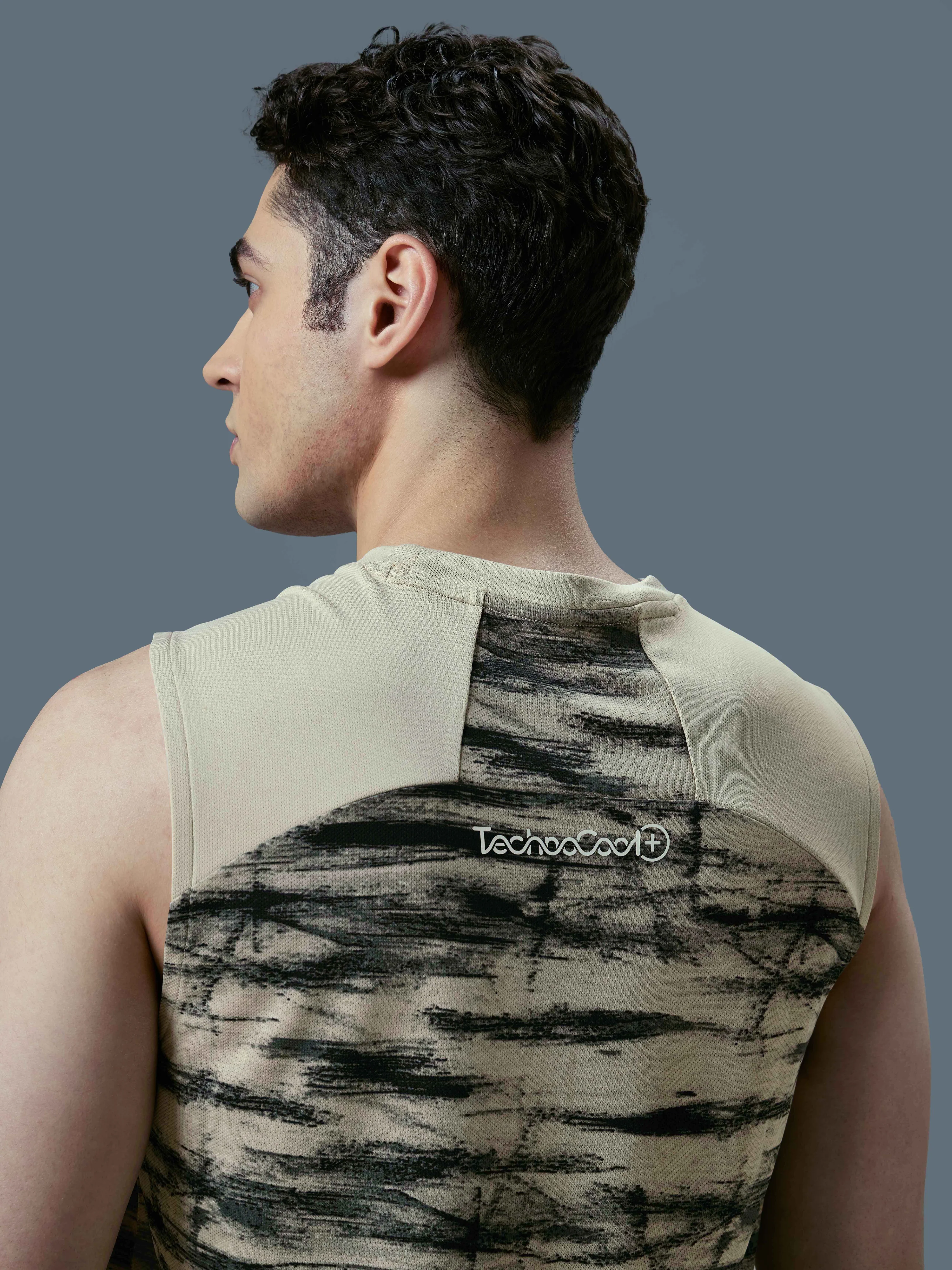 Men Printed Slim Fit Round Neck Innerwear Vest with TECHNOCOOL+ - Image 6