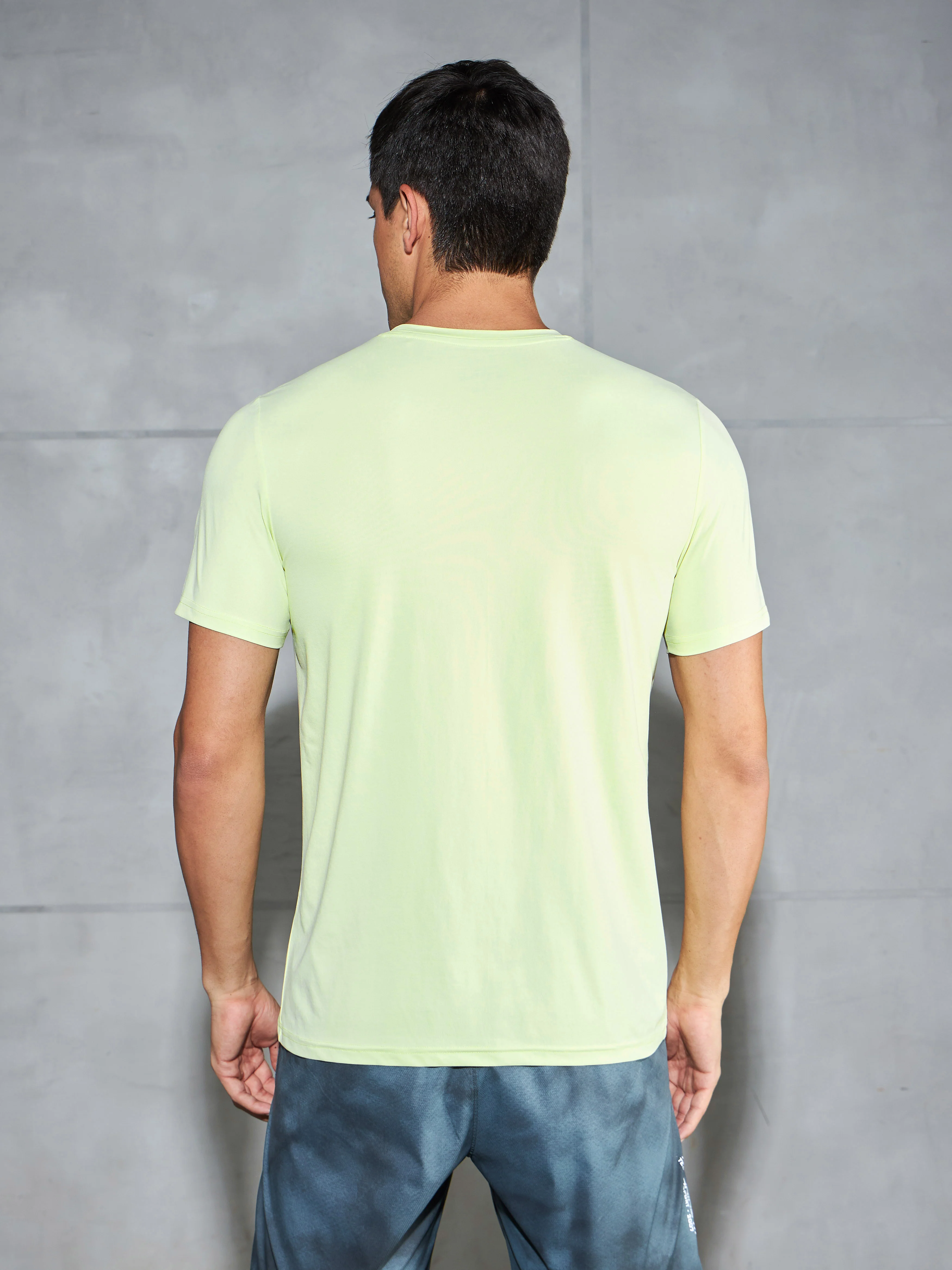 Men Printed Slim Fit Round Neck T-shirt with COTFLEX - Image 3