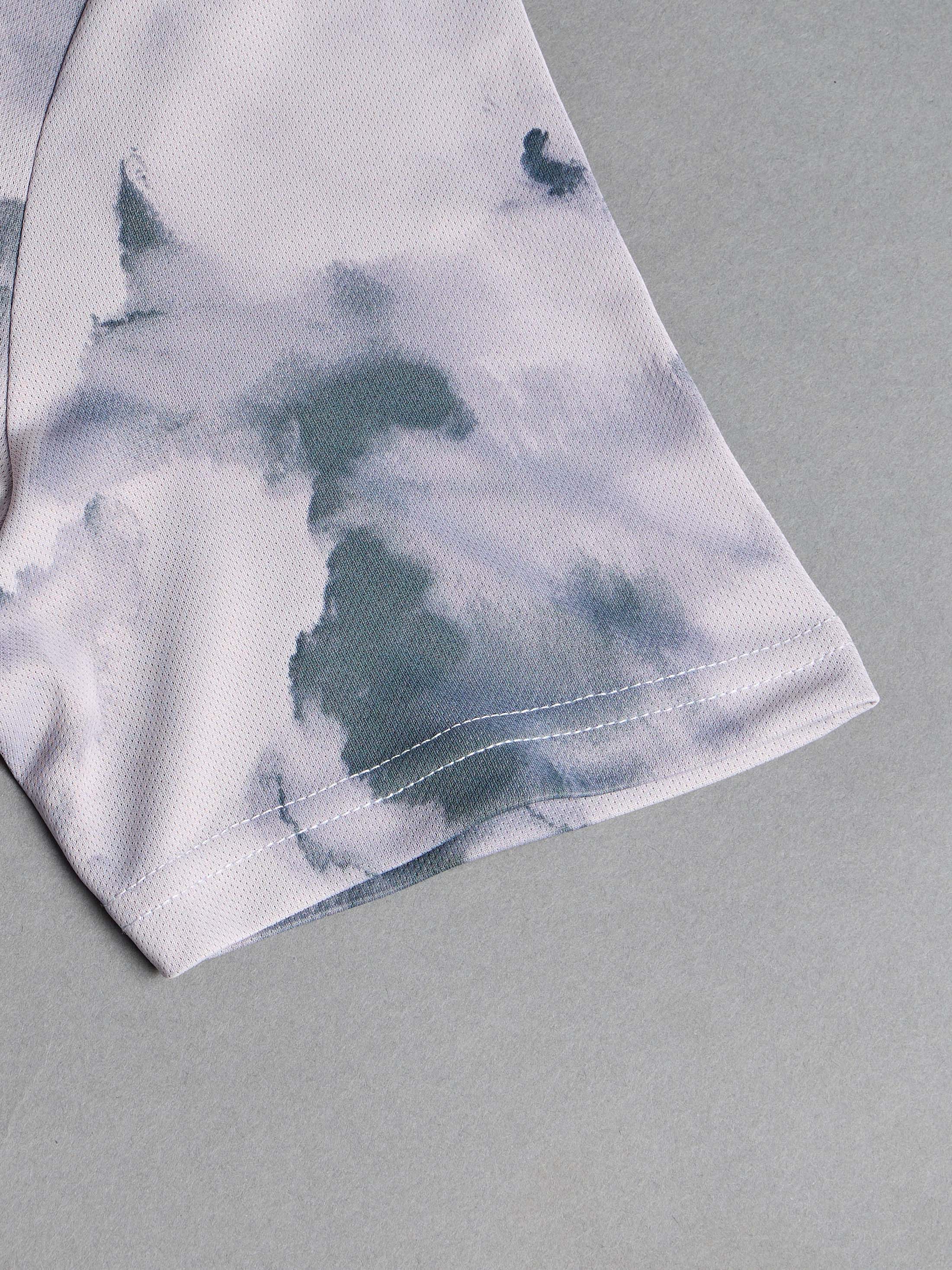 Men Printed Slim Fit Round Neck T-shirt with TECHNOCOOL+ - Image 8