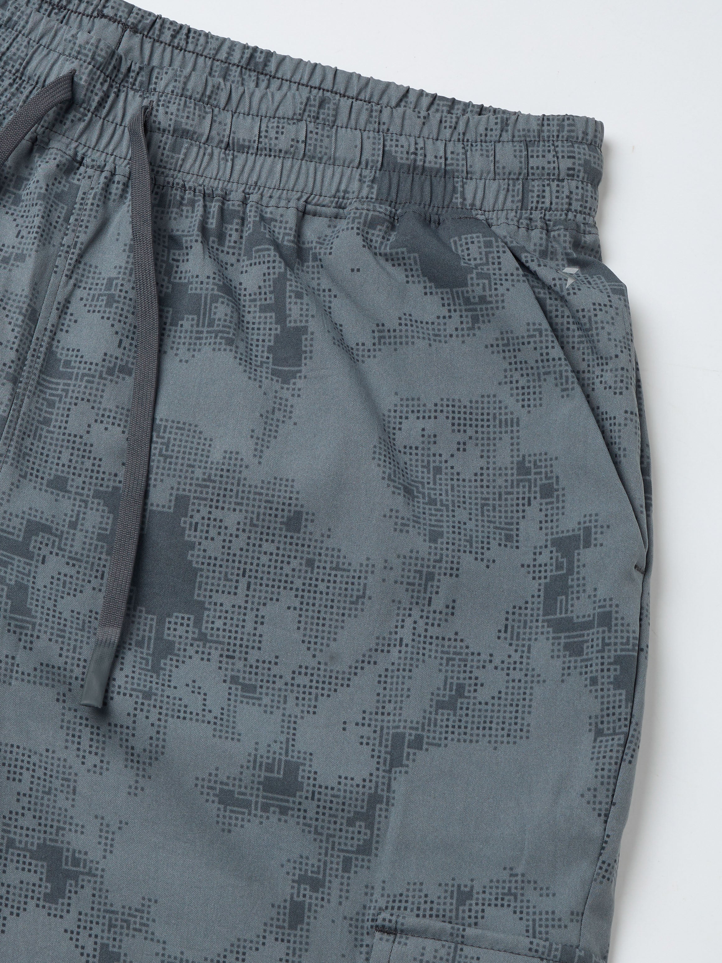 Men Printed Straight Fit Sports Cargo Trackpants with TS LYTRA - Image 7